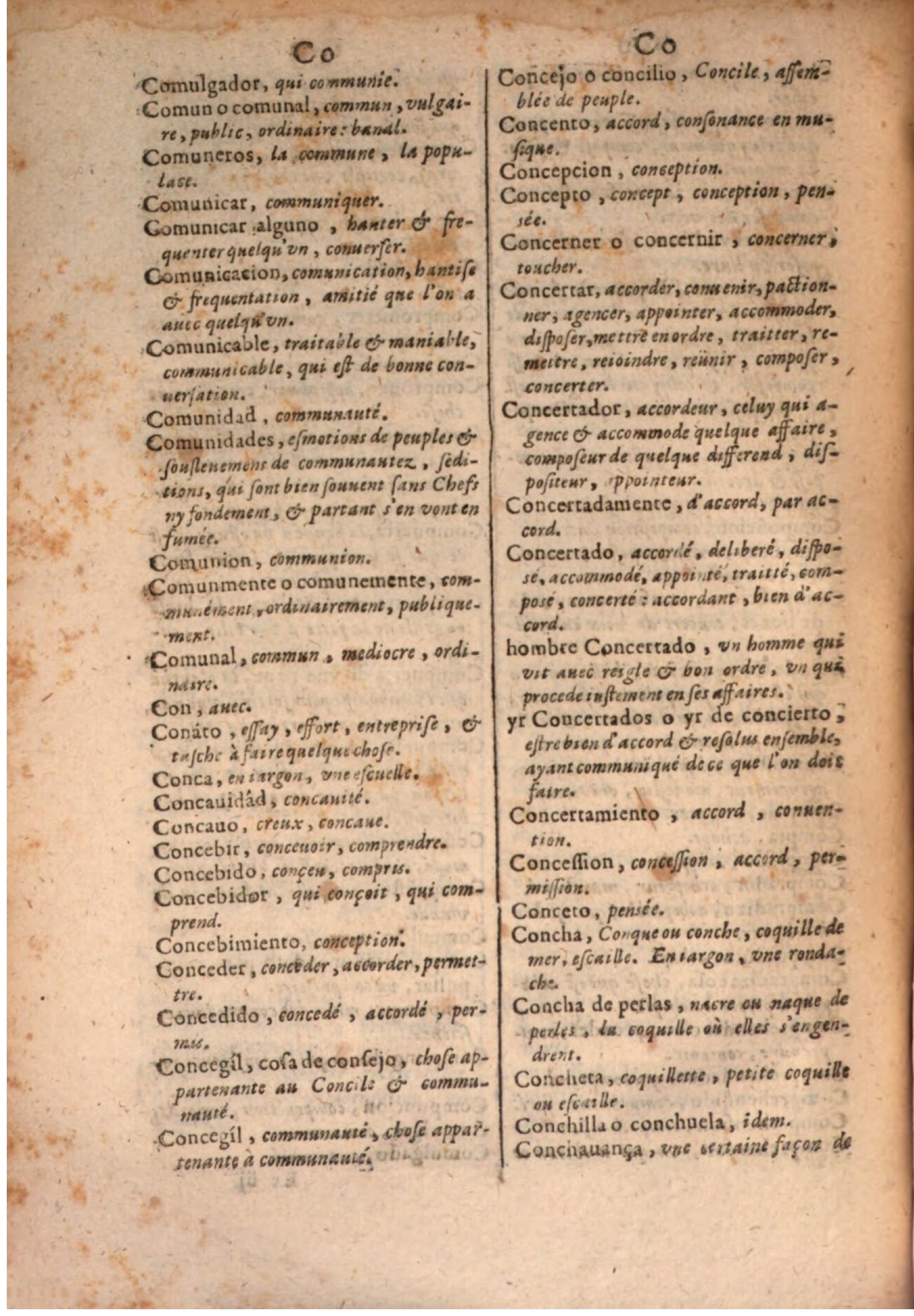 1645 - A. de Sommaville et A. Courbé - Trésor des deux langues espagnole et française - BSB Munich