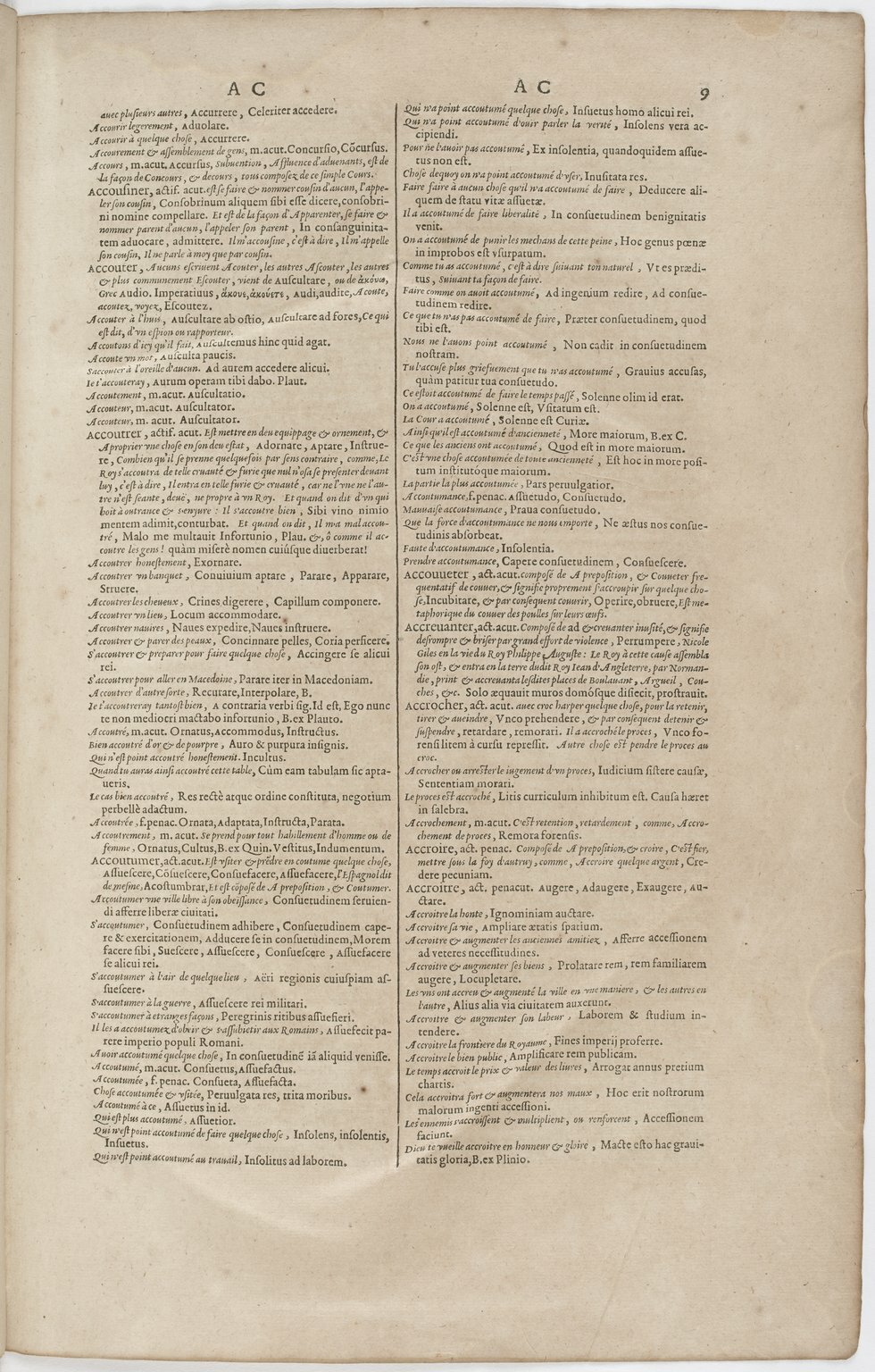1606 - David Douceur - Trésor de la langue française - BnF 1606 - David Douceur - Trésor de la langue française - BnF