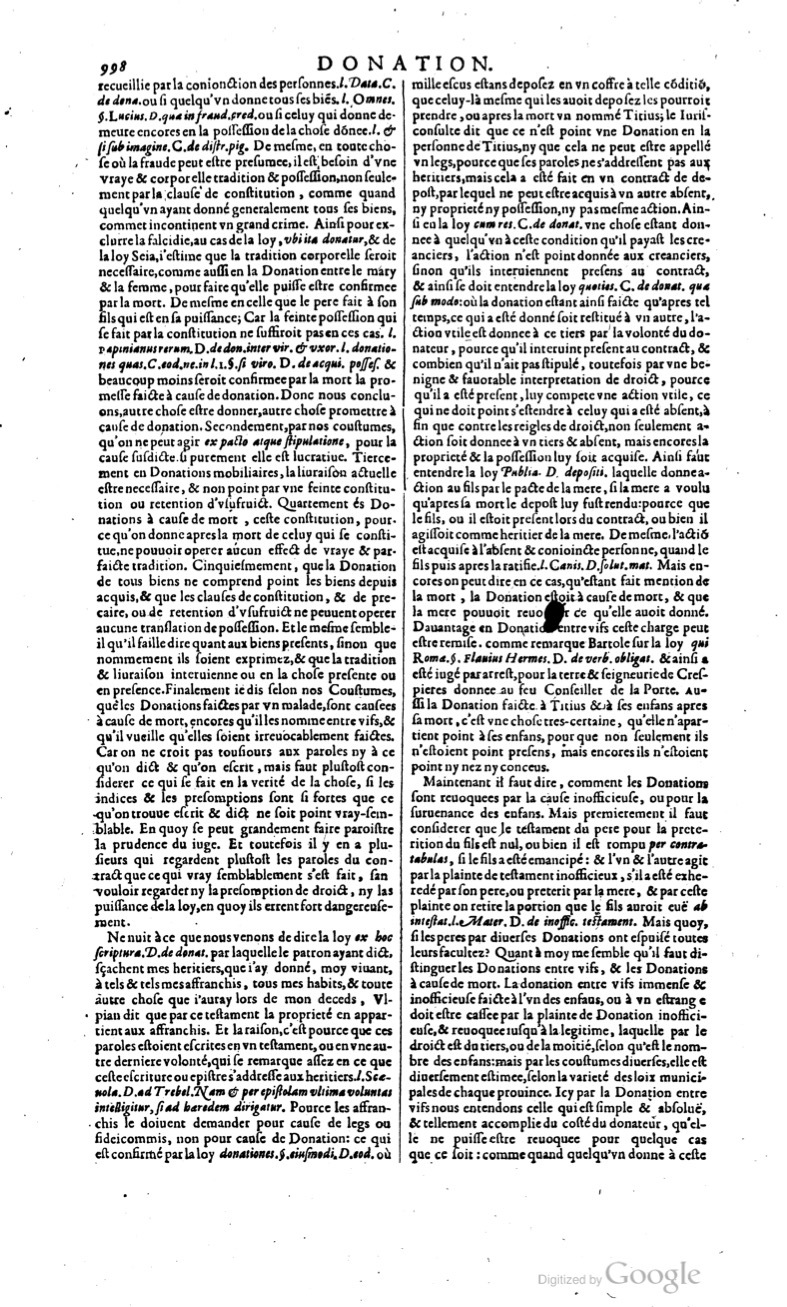 1629 - Veuve Nicolas Buon - Trésor du droit français (29620 T. 1) - BM Lyon