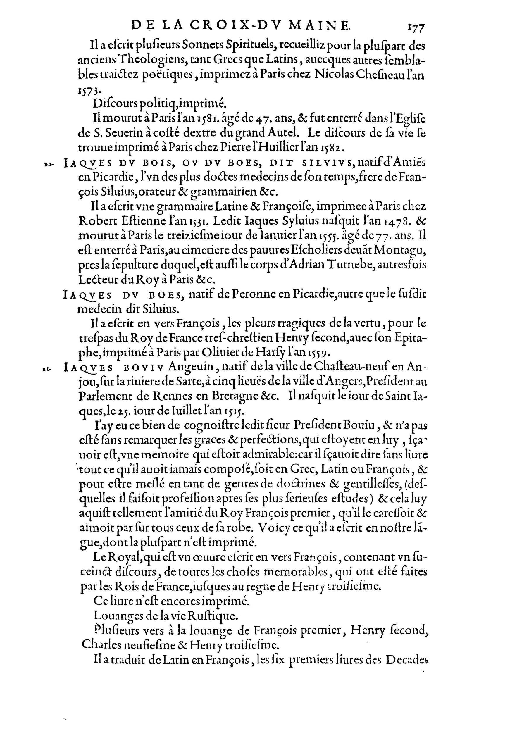 1584 - Abel L&#039;Angelier - Bibliothèques françaises - BnF