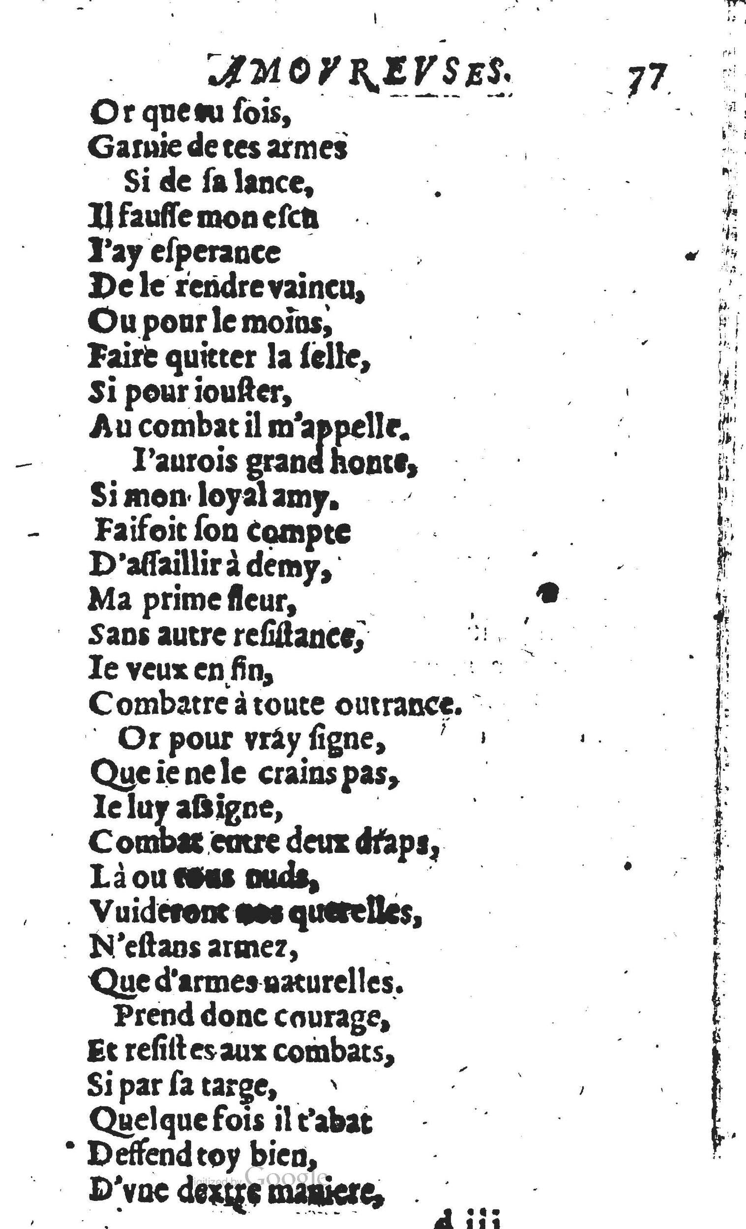 1606 - Théodore Reinsart - Trésor des chansons amoureuses recueillies des plus excellents airs de cour - Livre II - NK ČR Prague 1606 - Théodore Reinsart - Trésor des chansons amoureuses recueillies des plus excellents airs de cour - Livre II - NK ČR Prague