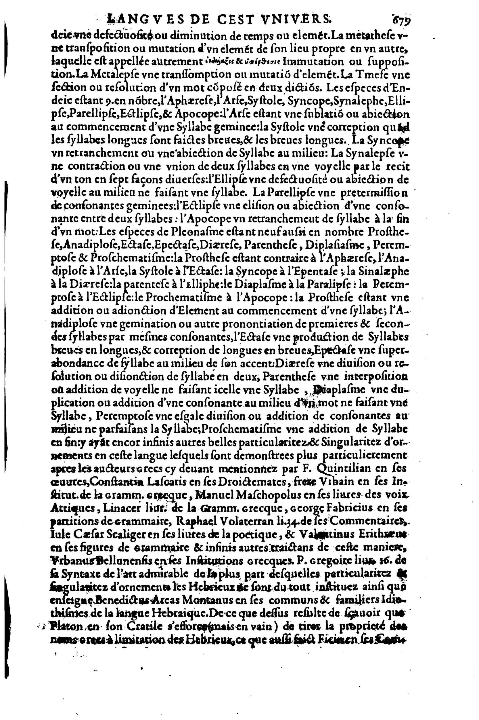 1619 - SHC - Trésor de l’histoire des langues de cet univers - BSB Munich