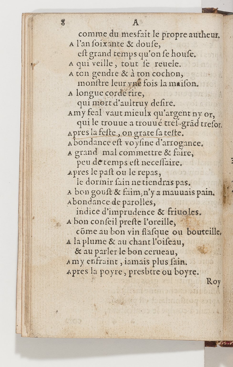 1577 - Jean d’Ogerolles - Trésor de sentences dorées - BnF Arsenal