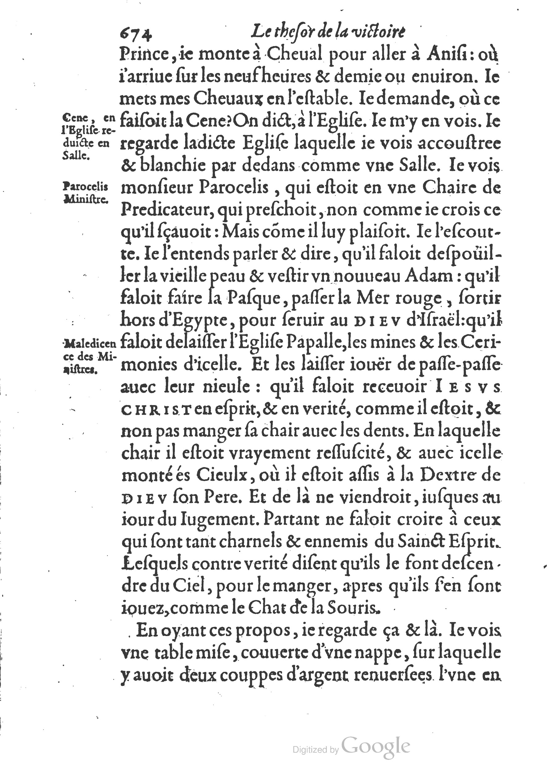 1578 - Nicolas Chesneau - Trésor et entière histoire de la triomphante victoire du corps de Dieu sur l’esprit malin - British Library 1578 - Nicolas Chesneau - Trésor et entière histoire de la triomphante victoire du corps de Dieu sur l’esprit malin - British Library
