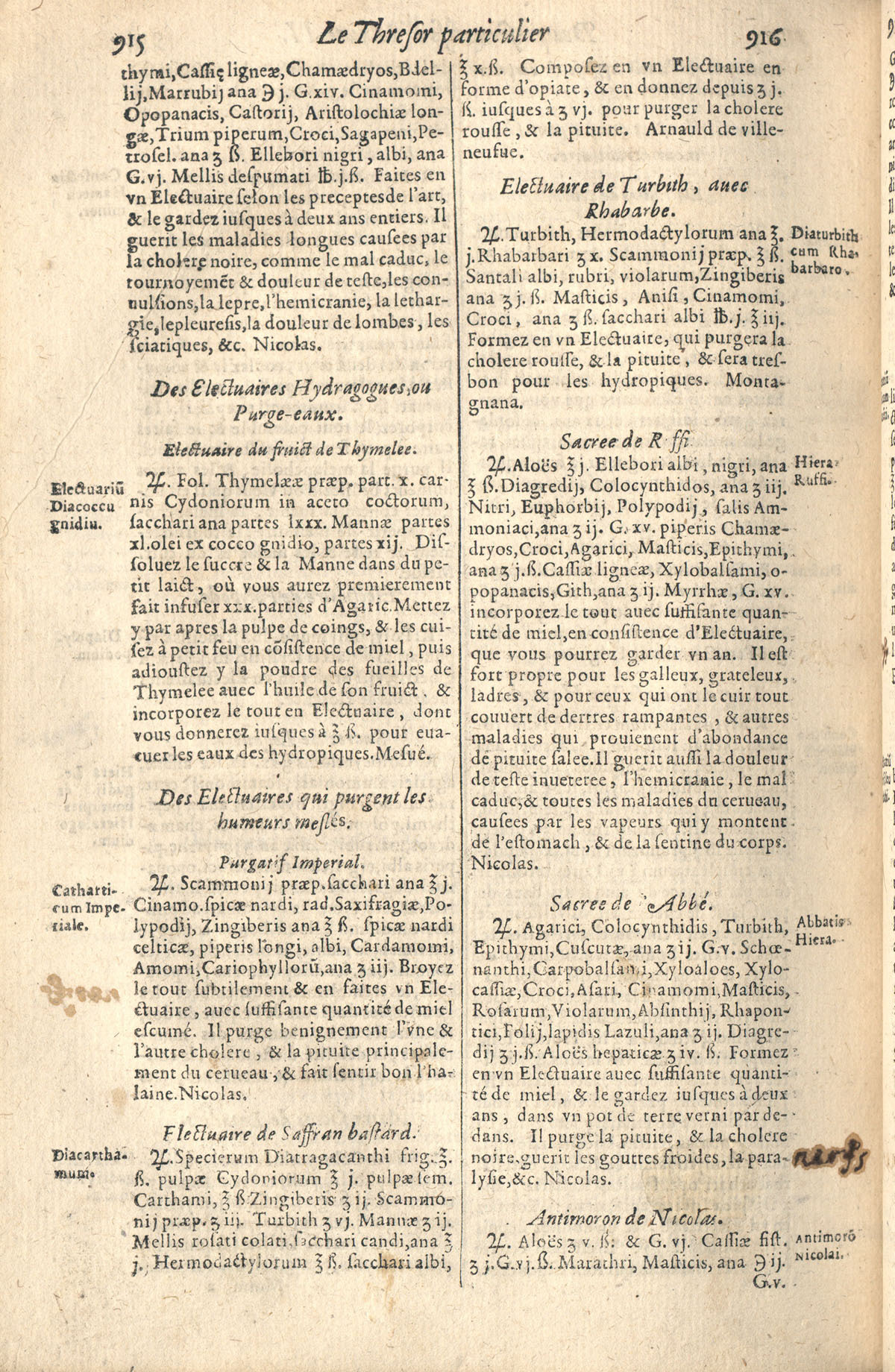 1610 - Étienne Gamonet - Grand Trésor ou dispensaire - CESR Tours