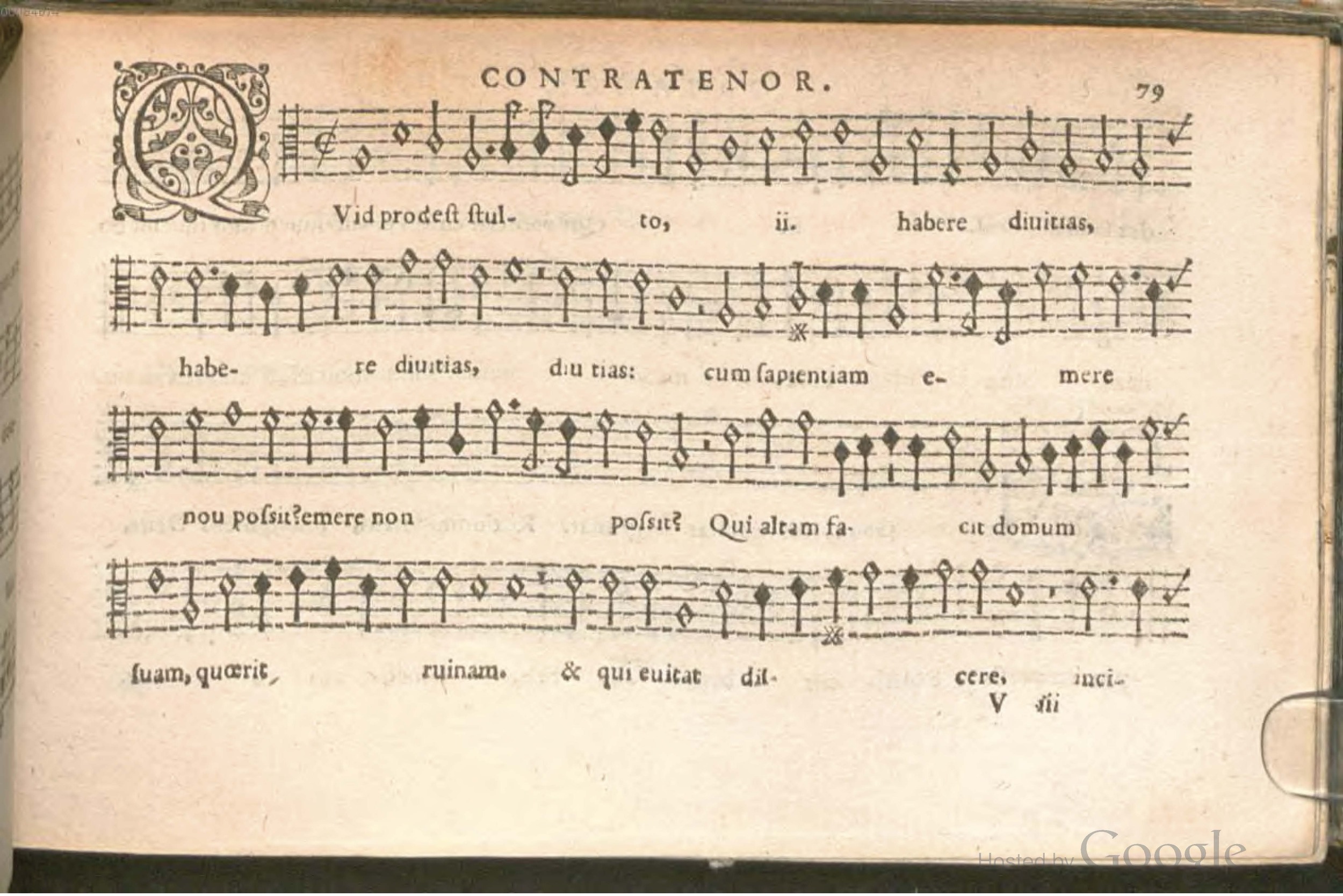 1576 - [Pierre de Saint-André] - Trésor de musique d’Orlande de Lassus Contratenor - BSB Munich
