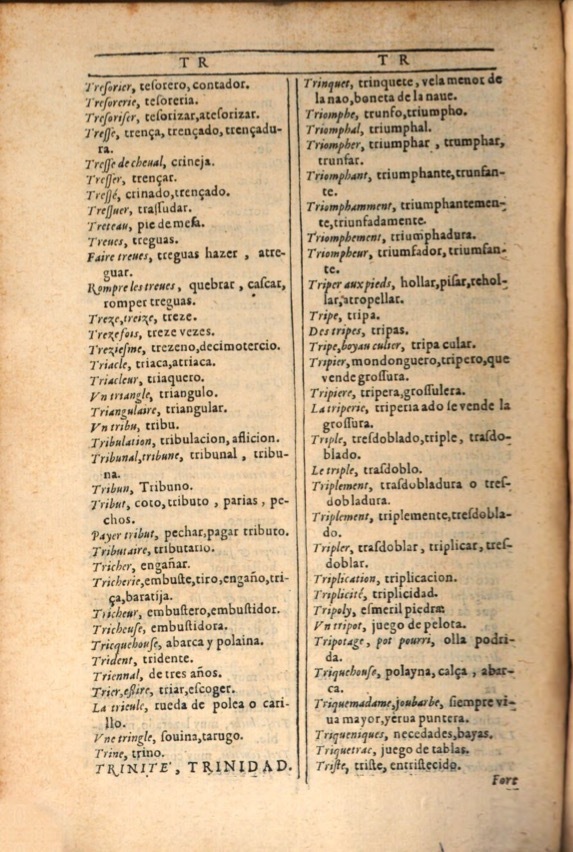 1607 - Marc Orry - Trésor des deux langues espagnole et française (Première et Seconde parties) - ÖNB Wien