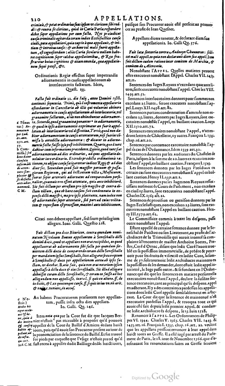 1629 - Veuve Nicolas Buon - Trésor du droit français (21754 T. 1) - BM Lyon