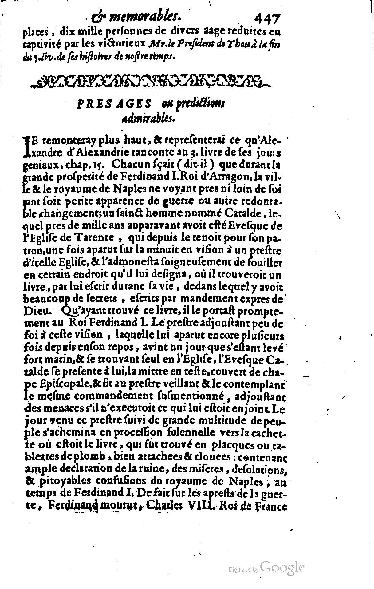 1628 - Jacques Crespin - Trésor d’histoires admirables et mémorables - BSB Munich