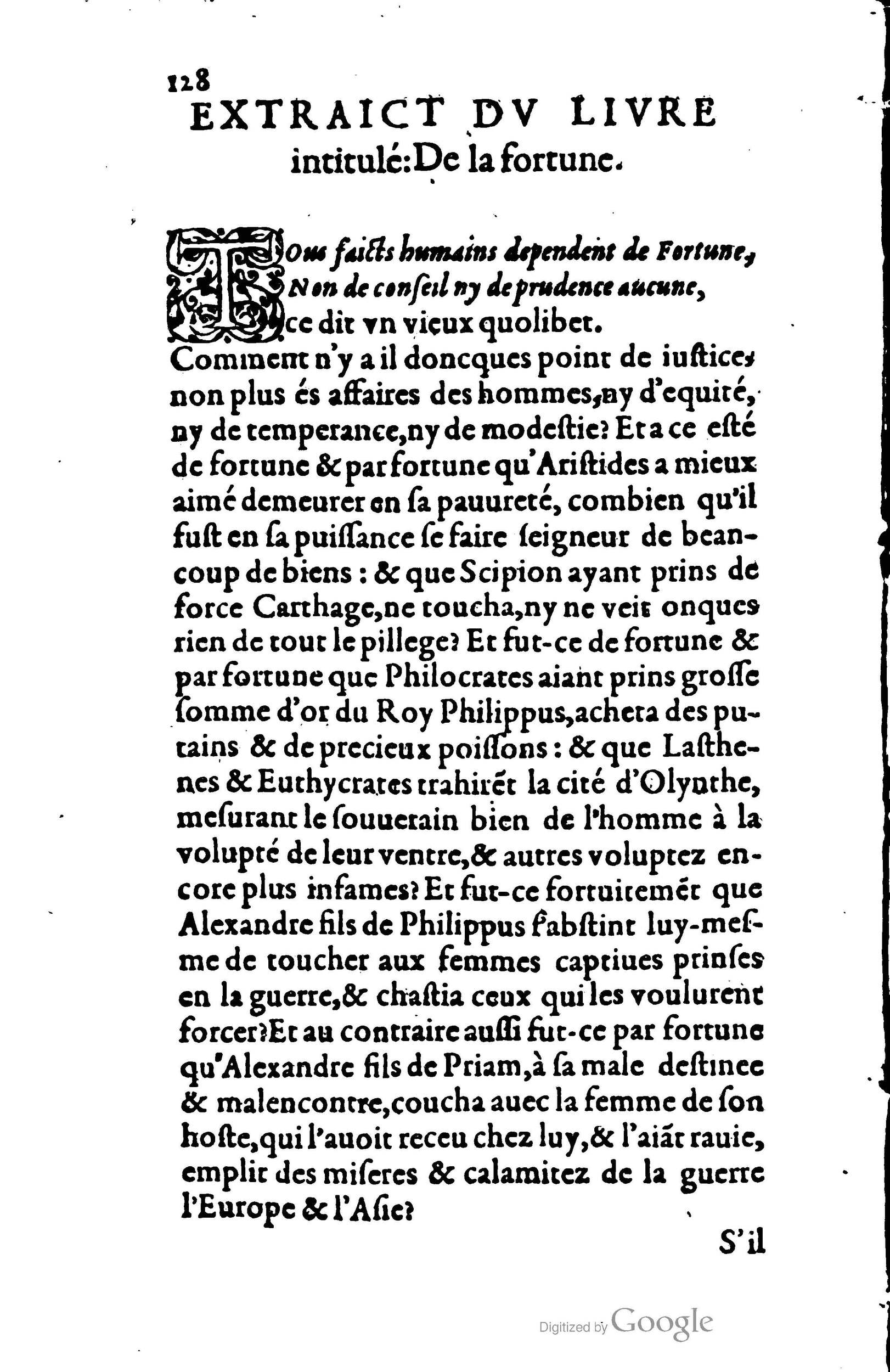 1578 - Jean Poupy - Trésor des morales de Plutarque - BSB Munich
