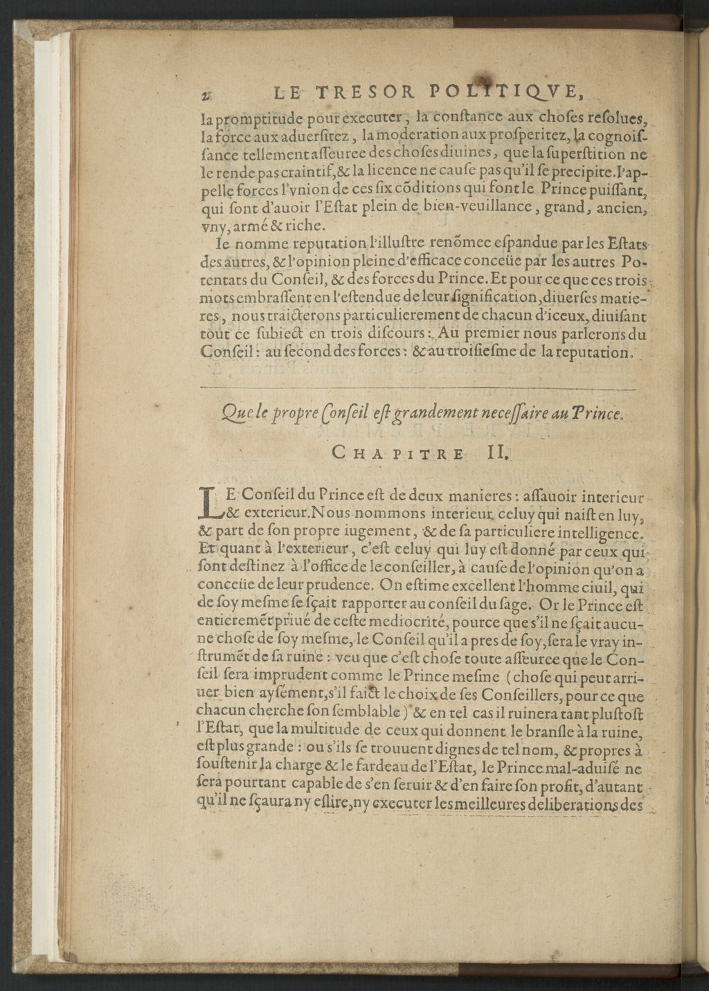 1608 - Nicolas Du Fossé - Trésor politique - BnF Tolbiac