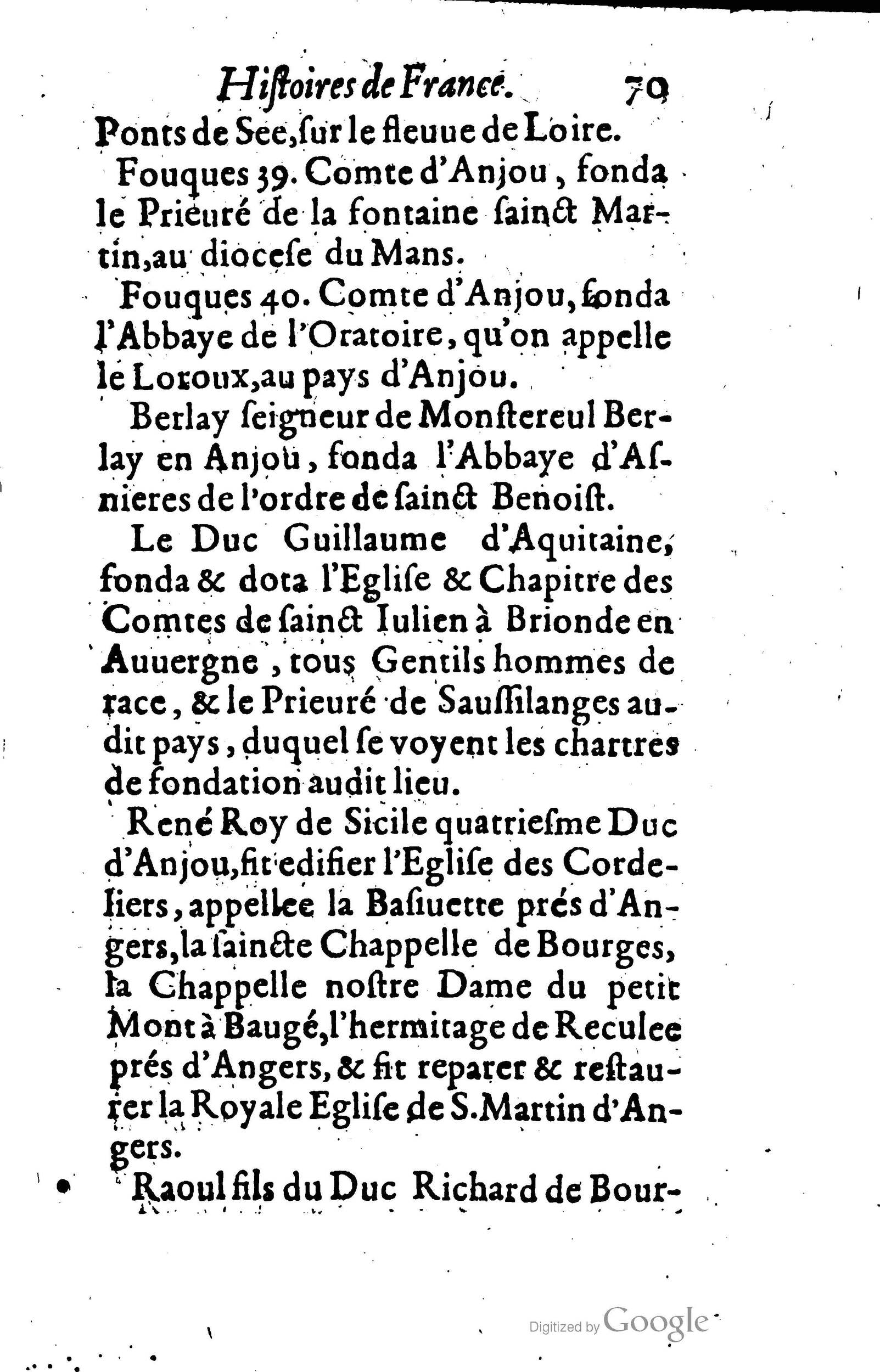 1619 - Jean Corrozet - Trésor des histoires de France - BSB Munich