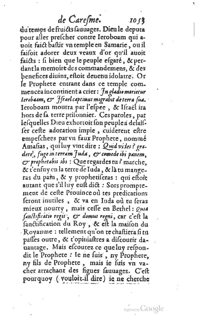 1607 - Nicolas Du Fossé - Trésor quadragésimal - T 01 - BM Lyon