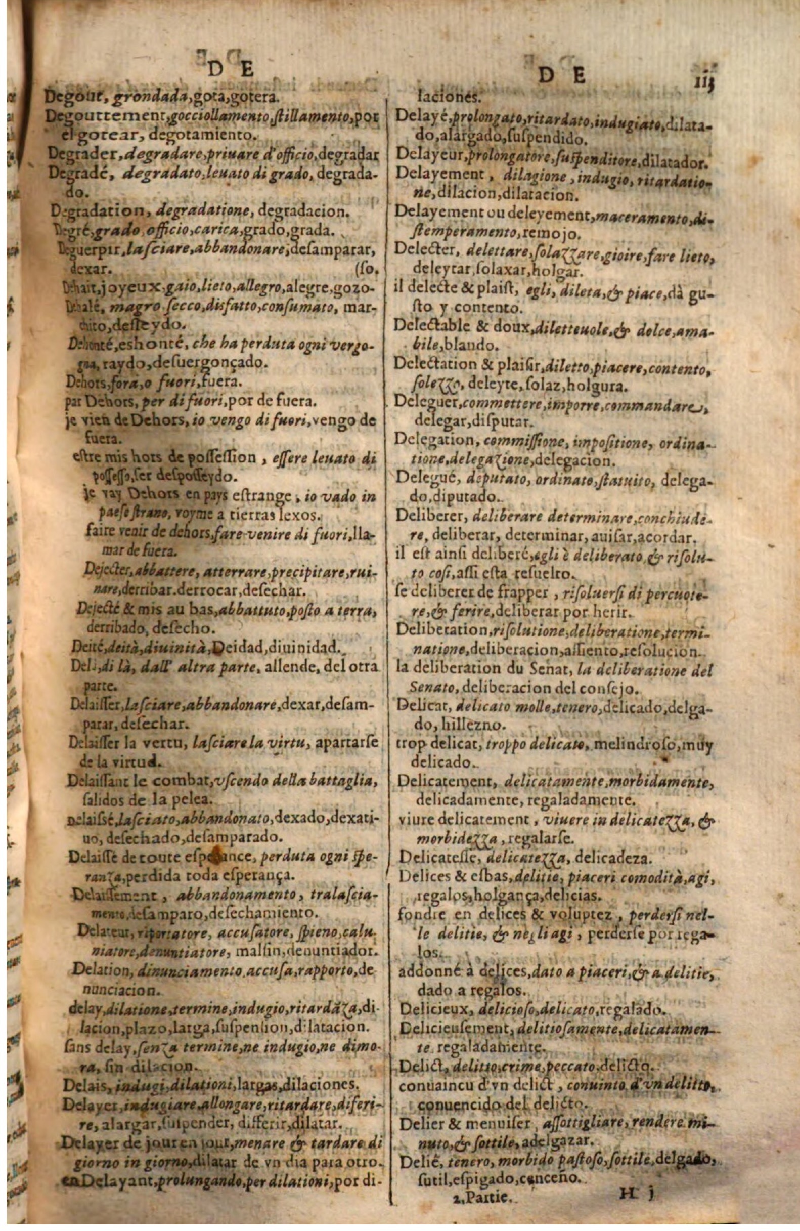 1644 - Jacques Crespin - Trésor des trois langues - Passau