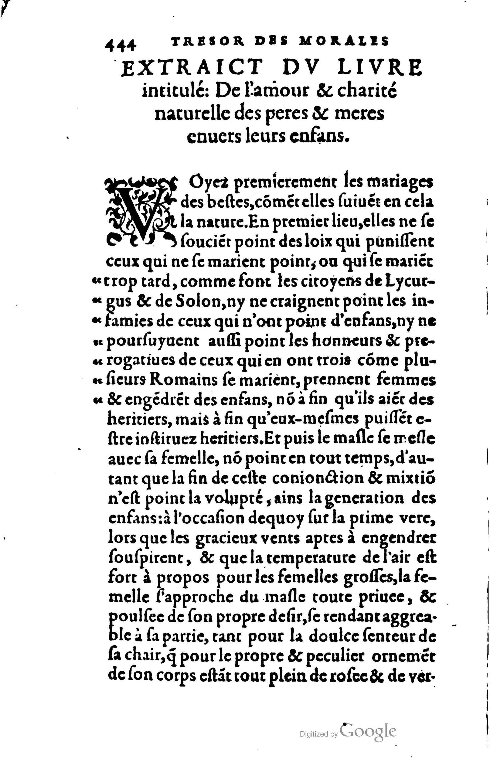 1578 - Jean Poupy - Trésor des morales de Plutarque - BSB Munich