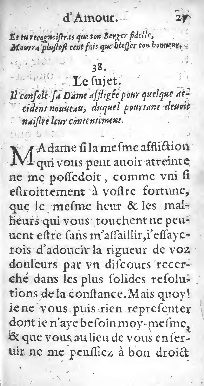 1597 - Thomas Daré - Trésor d’amour - Toronto