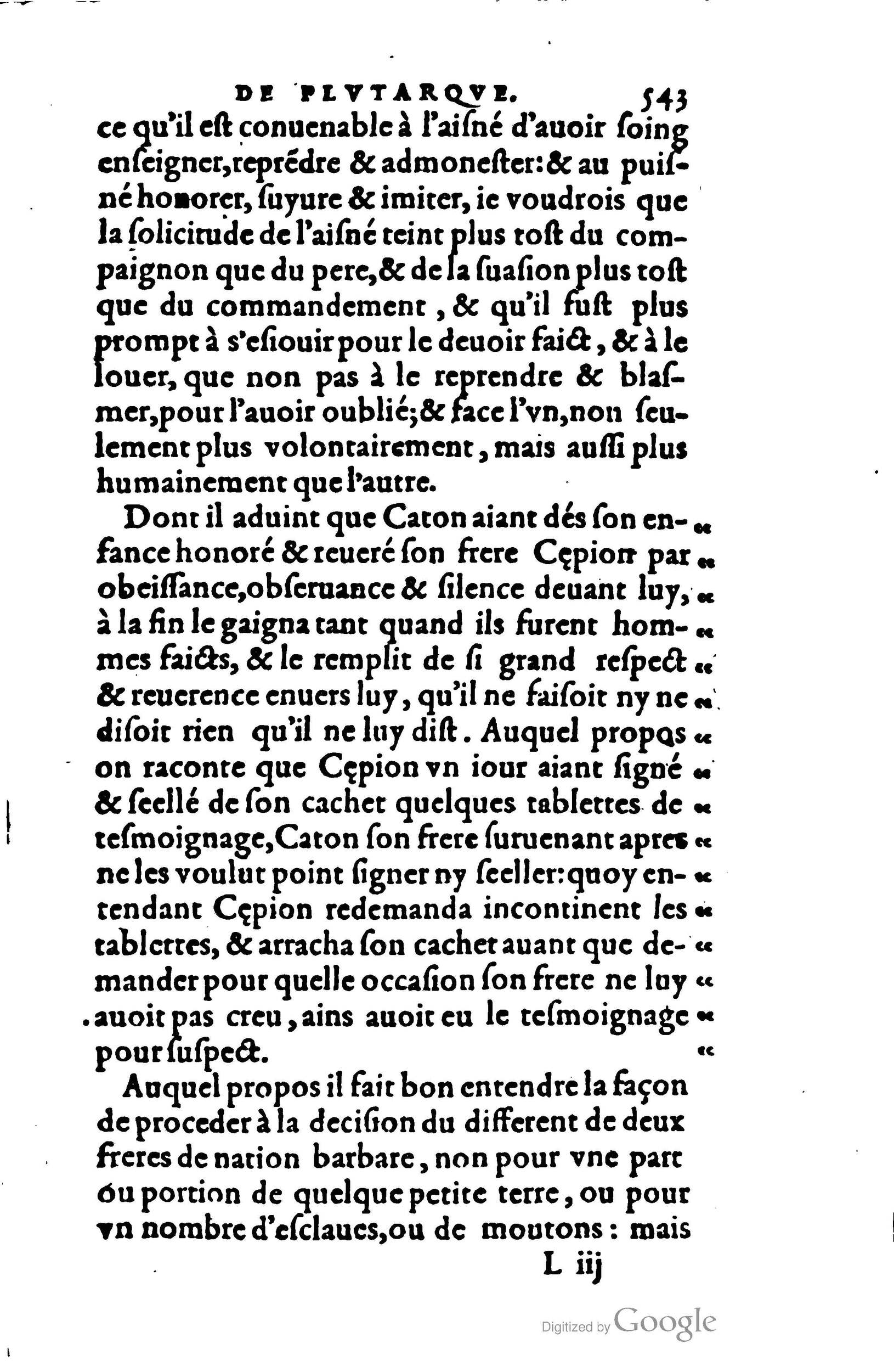 1578 - Jean Poupy - Trésor des morales de Plutarque - BSB Munich