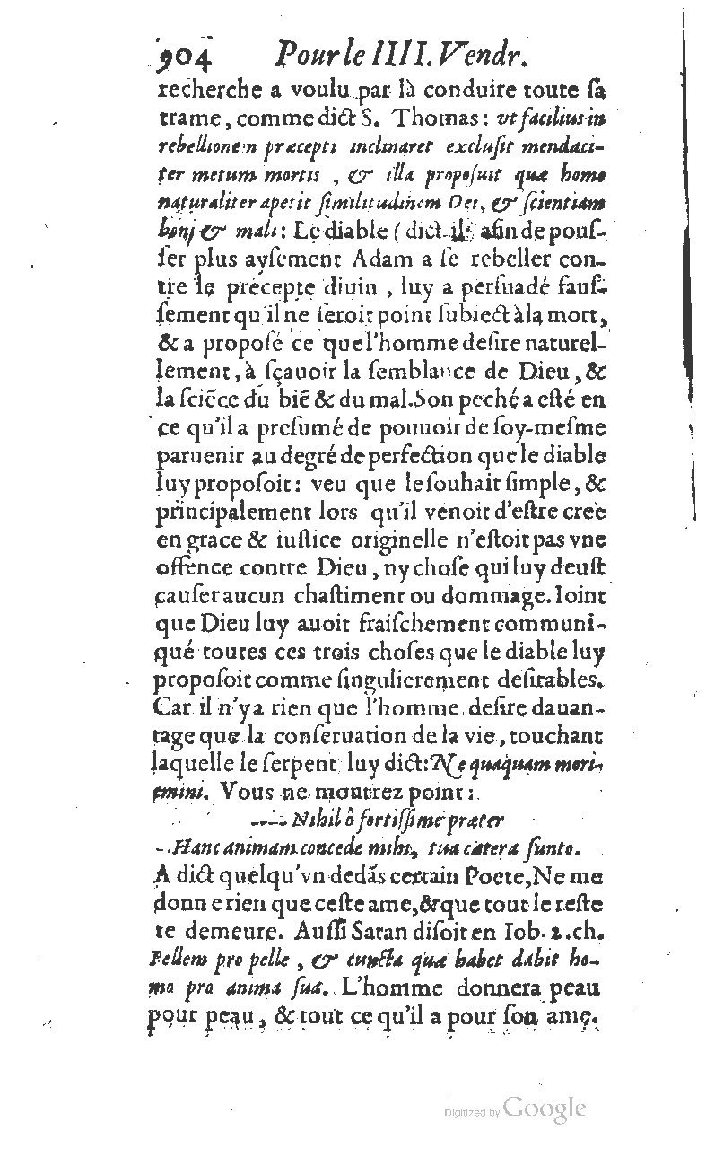 1607 - Nicolas Du Fossé - Trésor quadragésimal - T 01 - BM Lyon