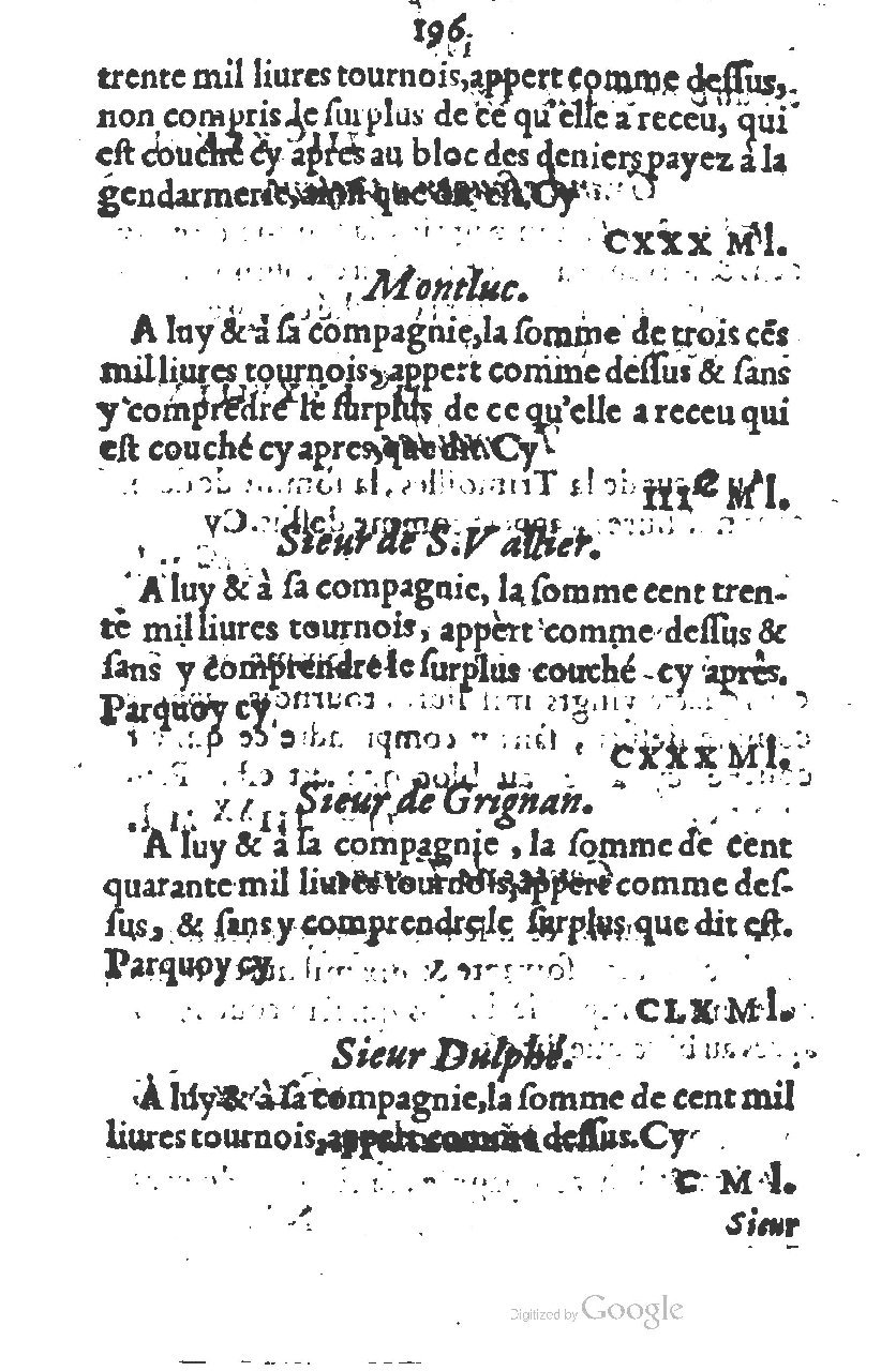 1581 - s.n. - Secret des trésors de France (Livre I) - BSB Munich