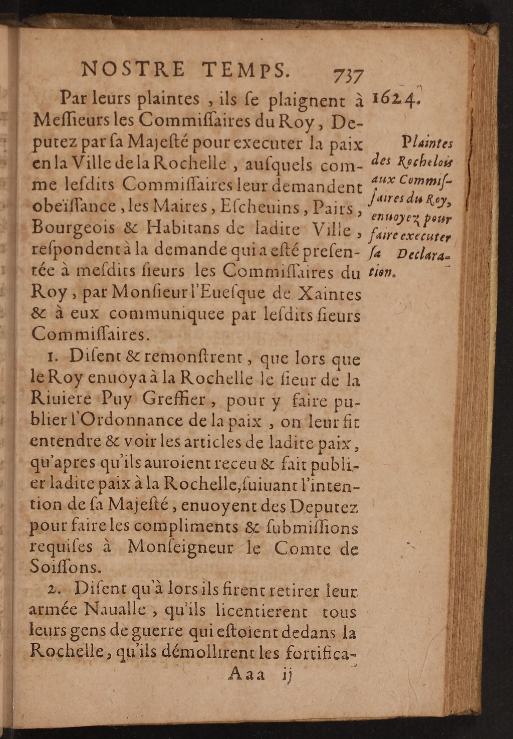 1626 - Joseph Bouillerot - Trésor de l’histoire générale de notre temps - BnF Arsenal