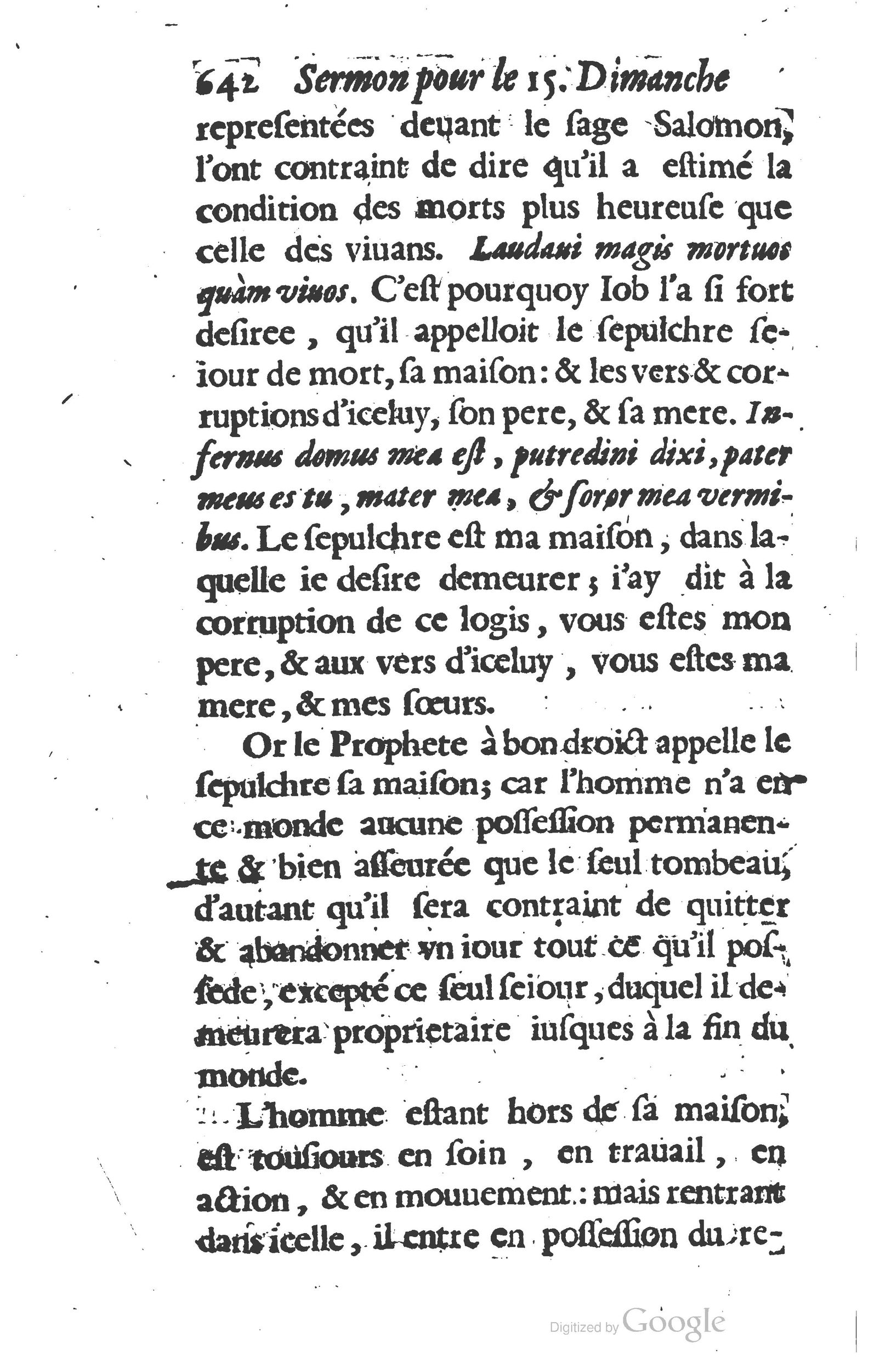 1629 - Manassés de Préaulx - Sermons ou Trésors de la piété chrétienne - BM Lyon