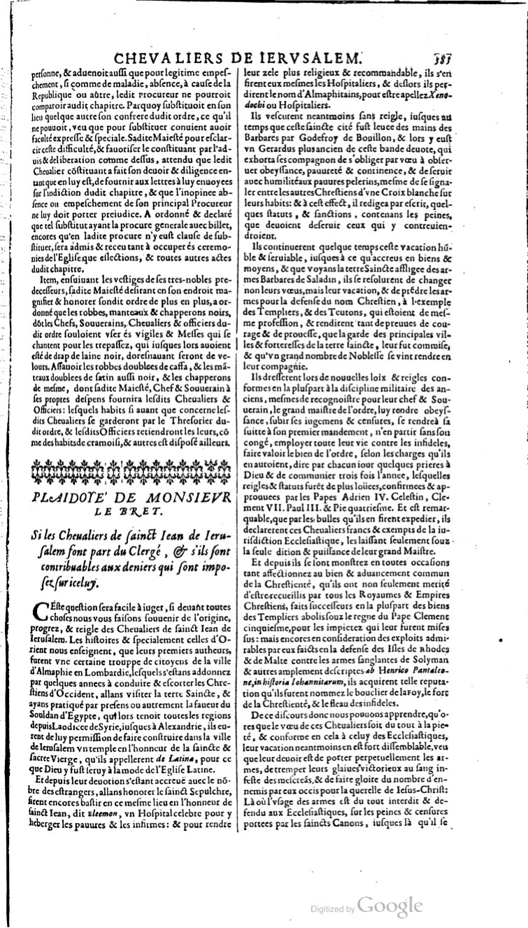 1629 - Veuve Nicolas Buon - Trésor du droit français (21754 T. 1) - BM Lyon