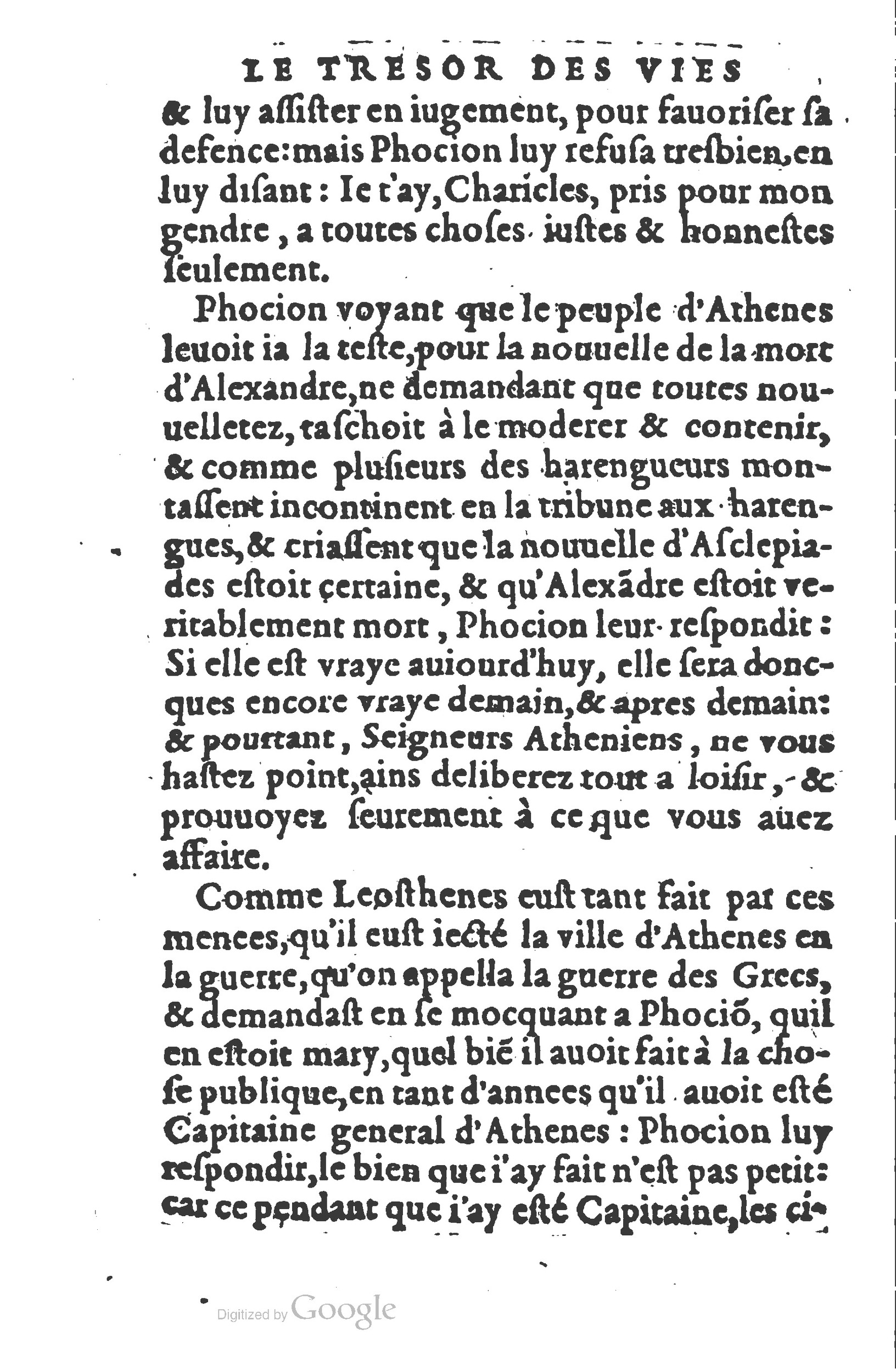 1577 - Claude Micard - Trésor des vies de Plutarque - BSB Munich 1577 - Claude Micard - Trésor des vies de Plutarque - BSB Munich