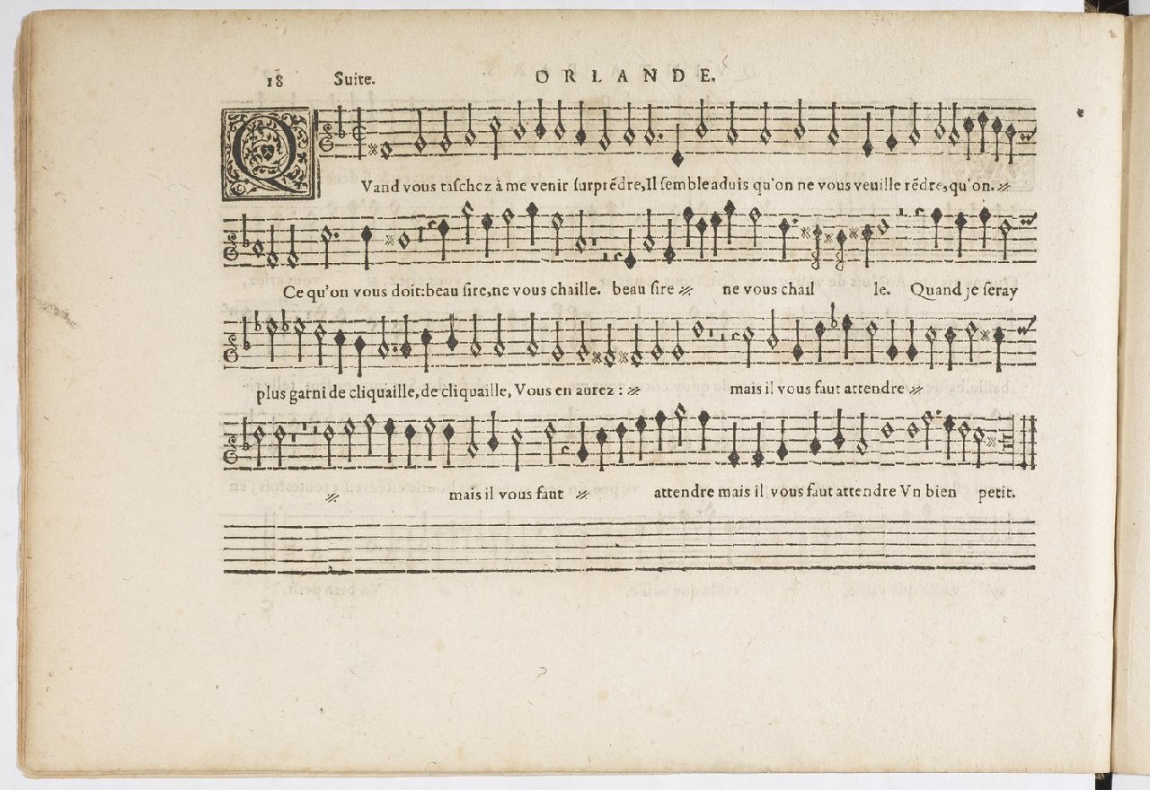 1594 - Paul Marceau - Trésor de musique d&#039;Orlande de Lassus, Superius, Bassus, Tenor, Quinta pars - BnF
