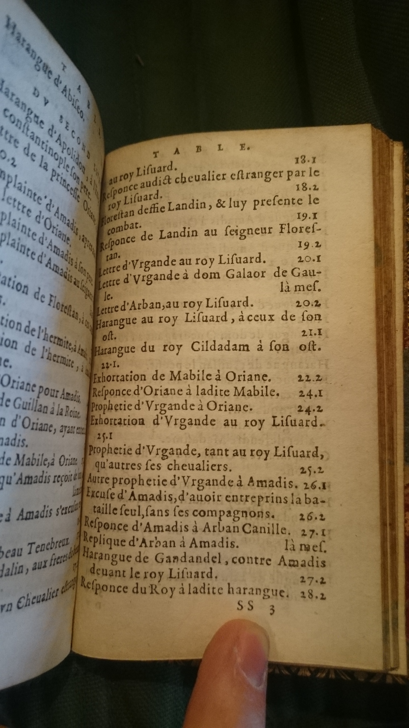 1582 - Jean Huguetan - Trésor des Amadis - BnF Arsenal