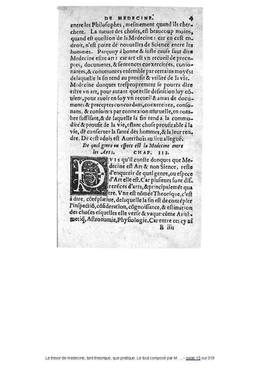 1560 - Pierre et Jan Moine - Trésor de médecine - Université Paris Cité