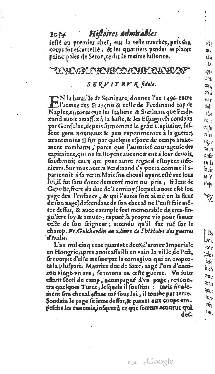 1610 - Paul Marceau - Trésor d’histoires admirables et mémorables - BSB Munich