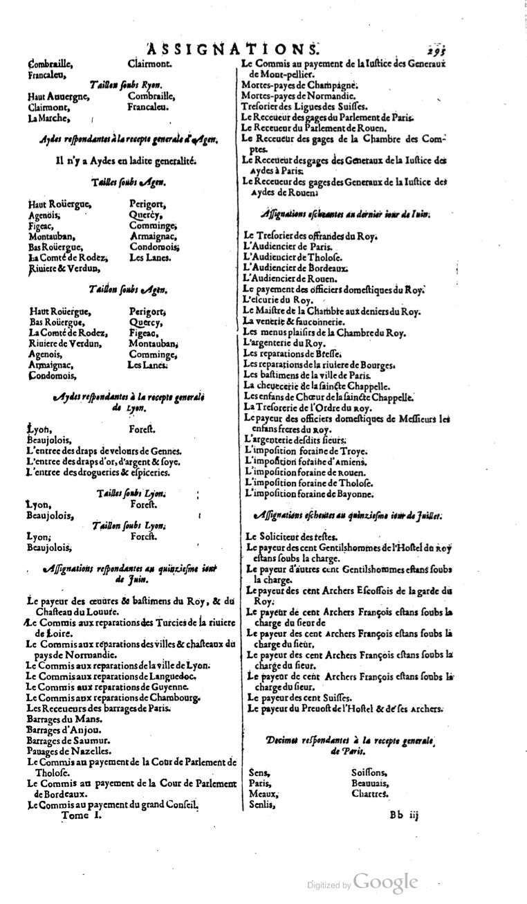 1629 - Veuve Nicolas Buon - Trésor du droit français (21754 T. 1) - BM Lyon