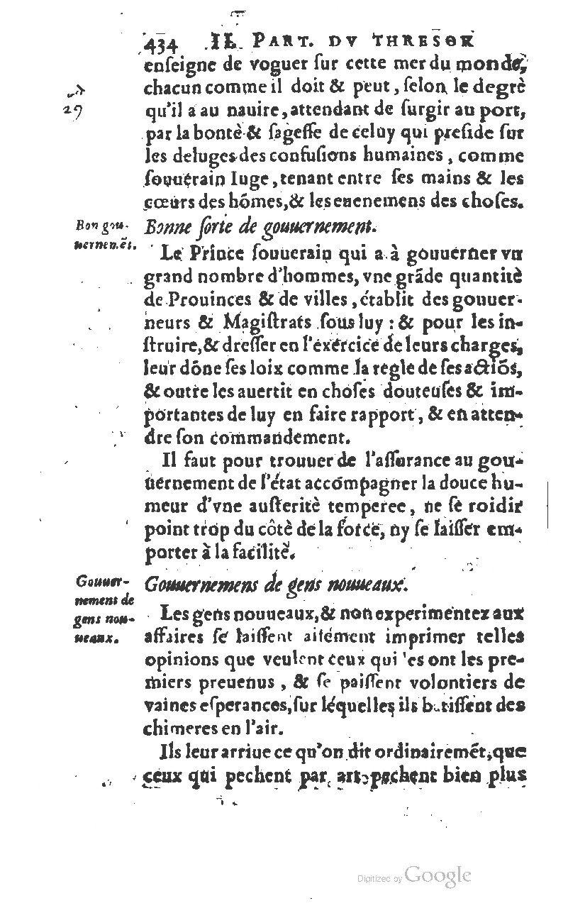 1610 - Louis Coste - Trésor de l’éloquence française (Seconde partie) - BM Lyon