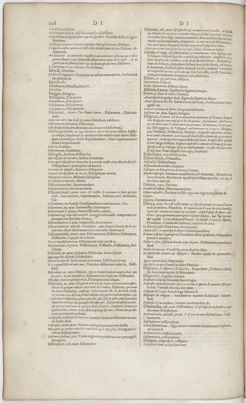 1606 - David Douceur - Trésor de la langue française - BnF 1606 - David Douceur - Trésor de la langue française - BnF