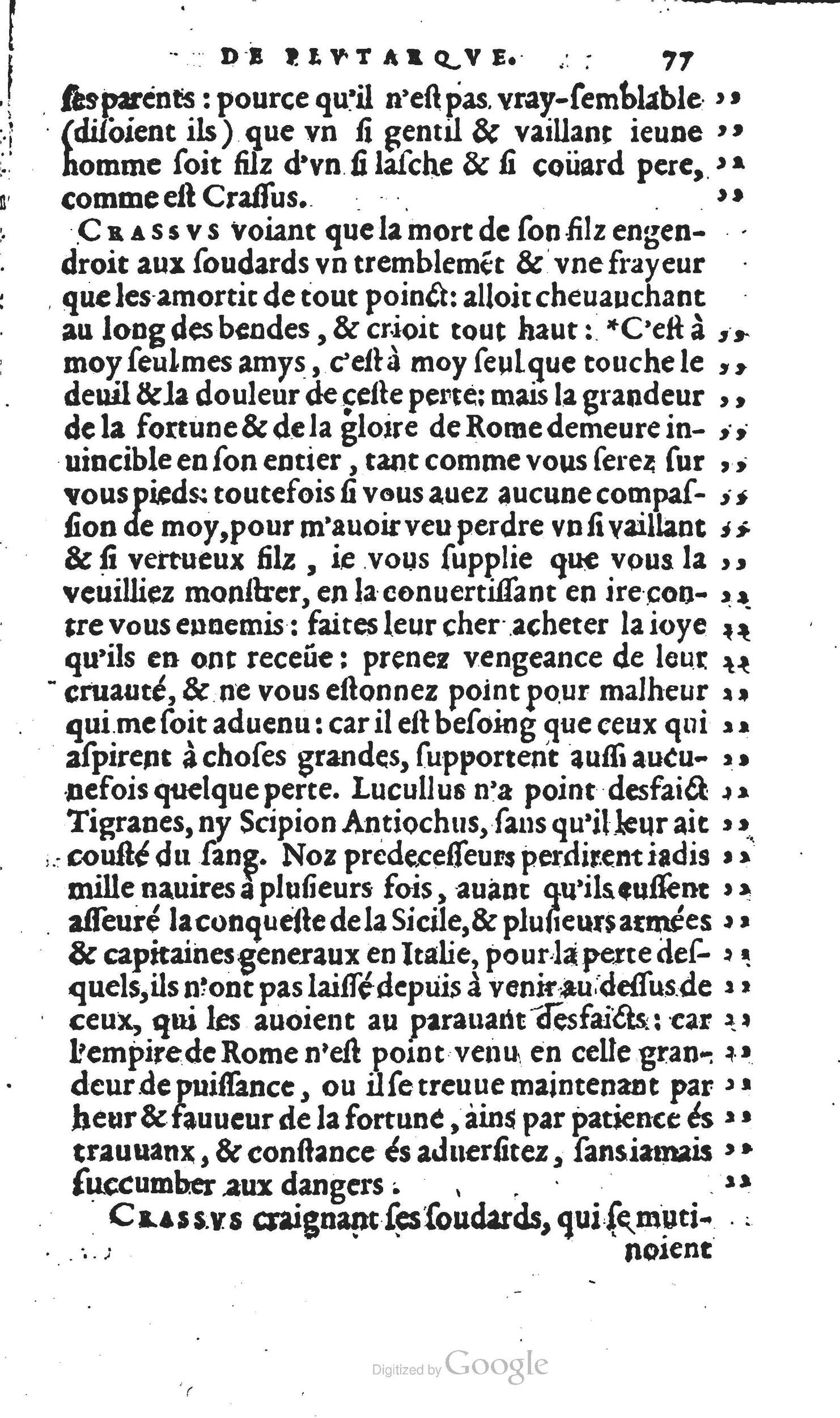 1567 - Willem Silvius - Trésor des vies de Plutarque - Anvers Musée Plantin-Moretus