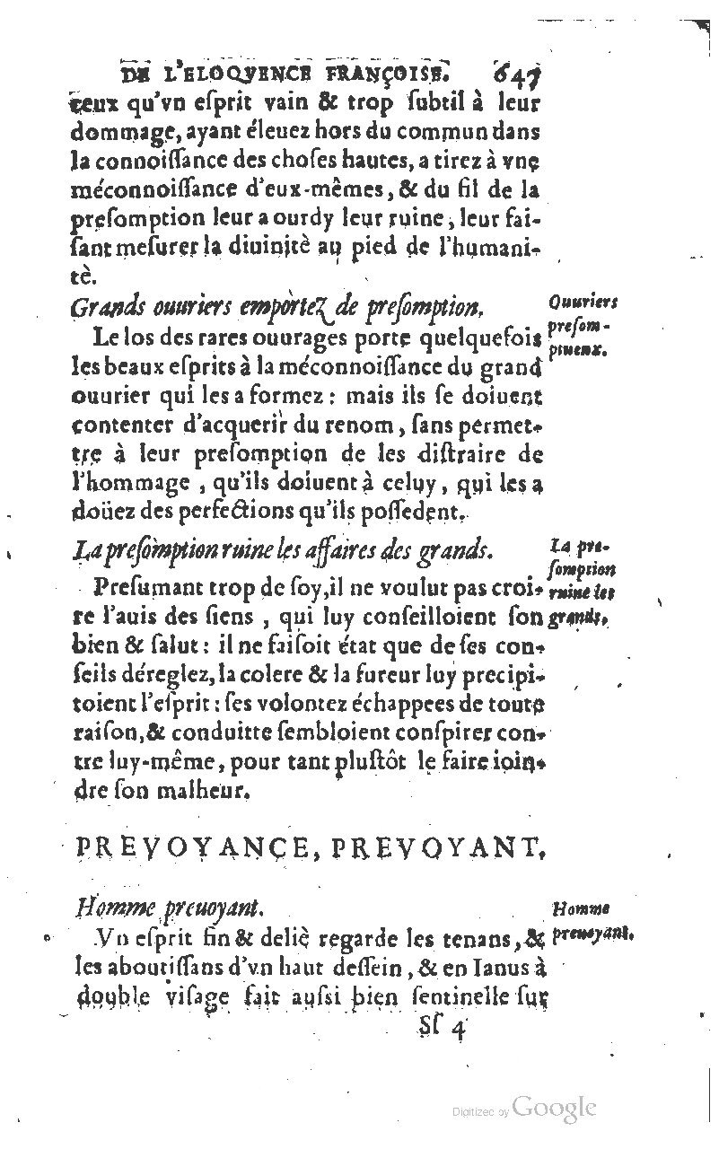 1610 - Louis Coste - Trésor de l’éloquence française (Seconde partie) - BM Lyon