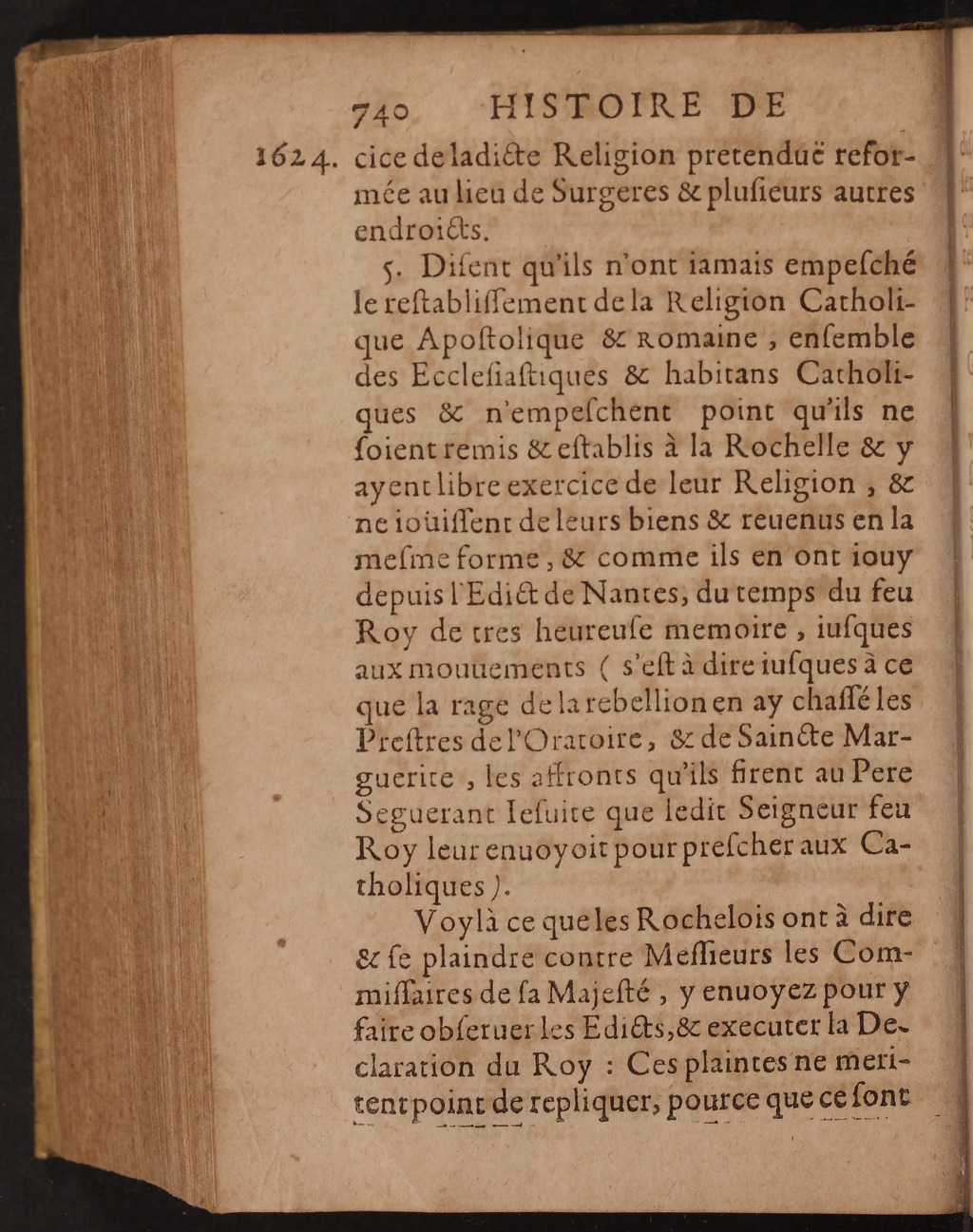 1626 - Joseph Bouillerot - Trésor de l’histoire générale de notre temps - BnF Arsenal