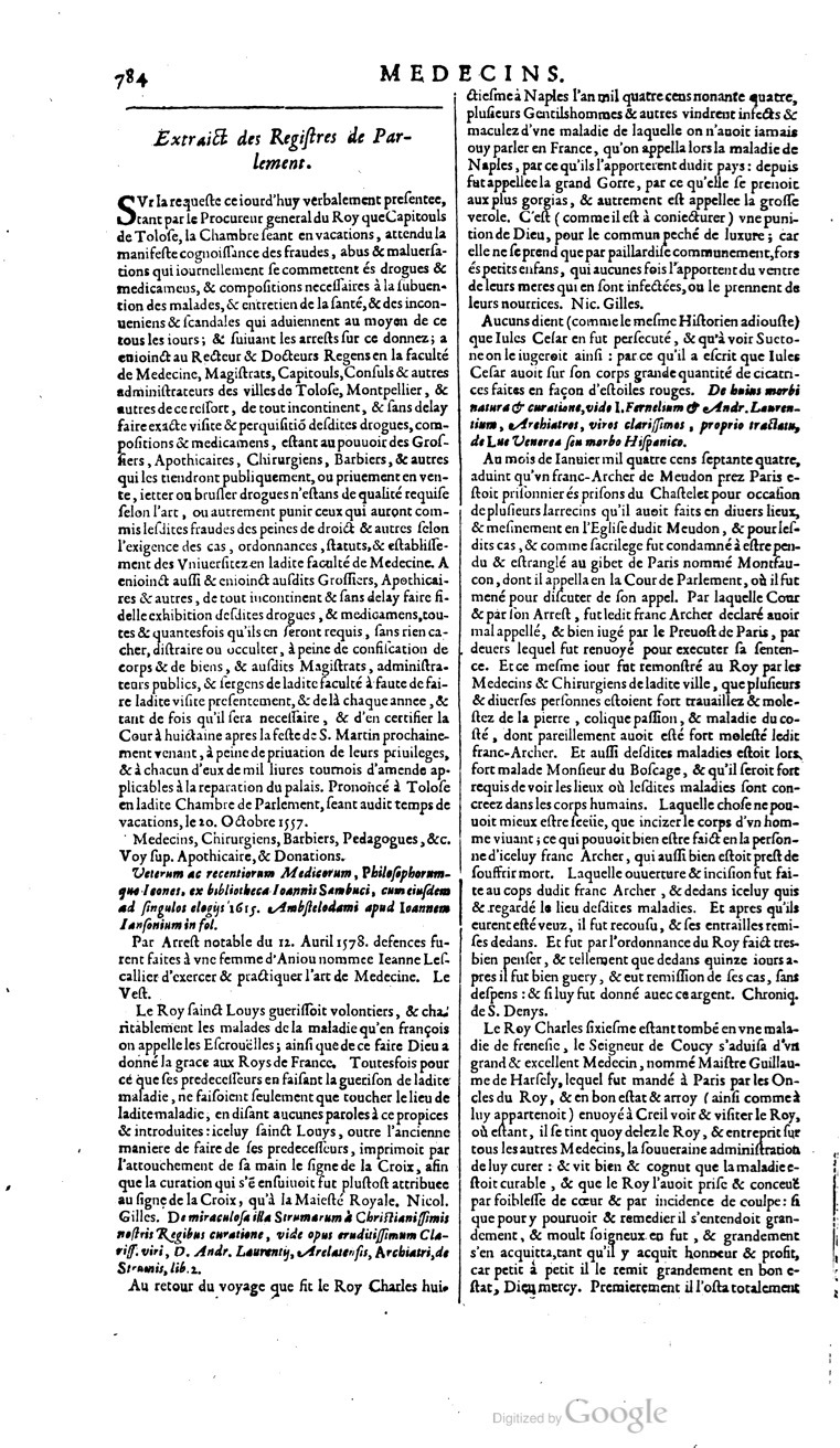 1629 - Veuve Nicolas Buon - Trésor du droit français (29620 T. 2) - BM Lyon