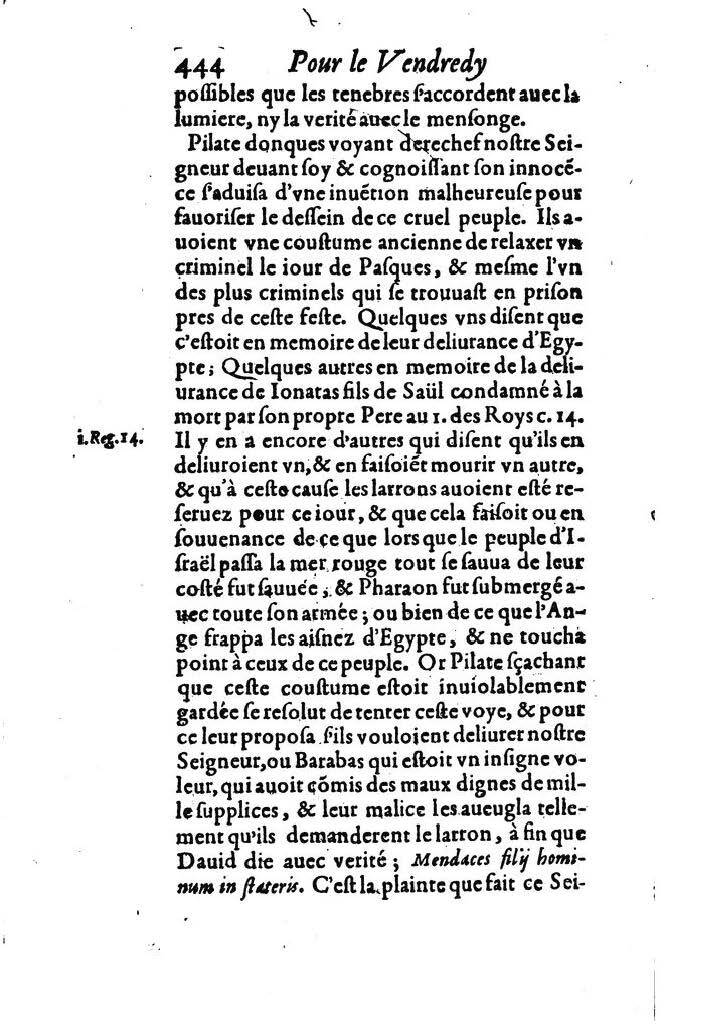 1607 - Nicolas Du Fossé - Trésor quadragésimal - T 02 - BM Lyon