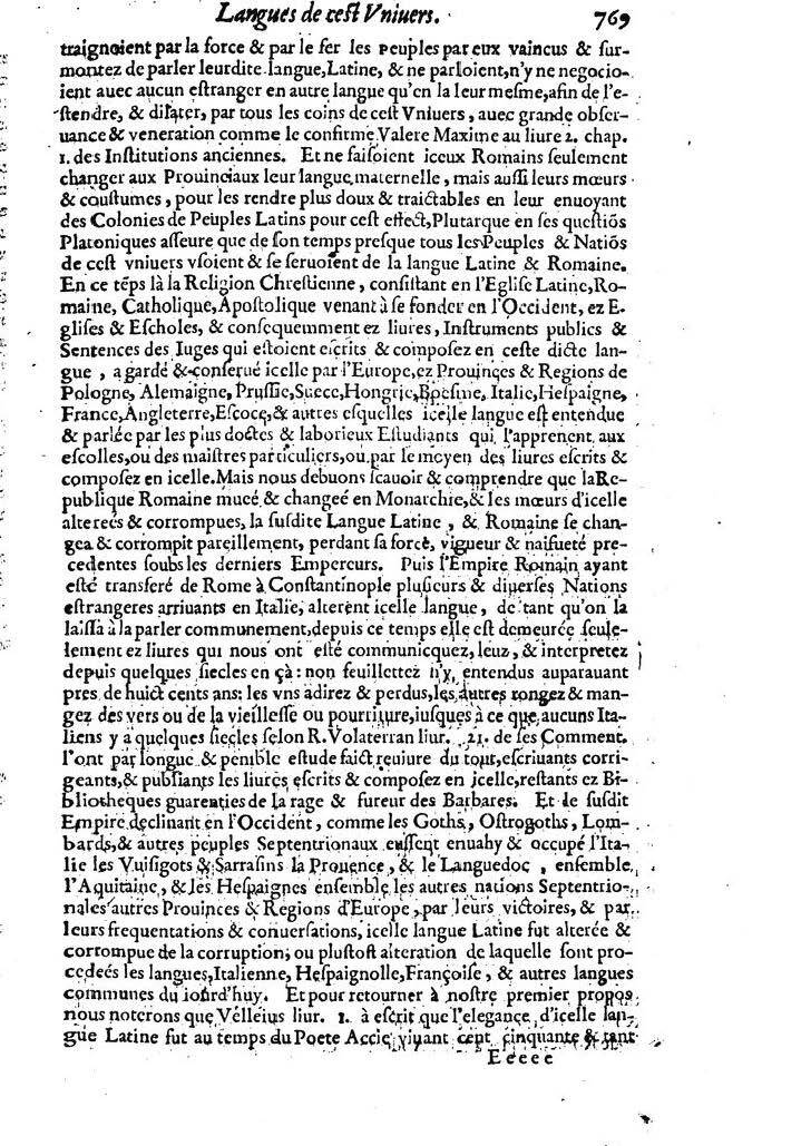 1613 - Matthieu Berjon - Trésor de l’histoire des langues de cet univers - BM Lyon