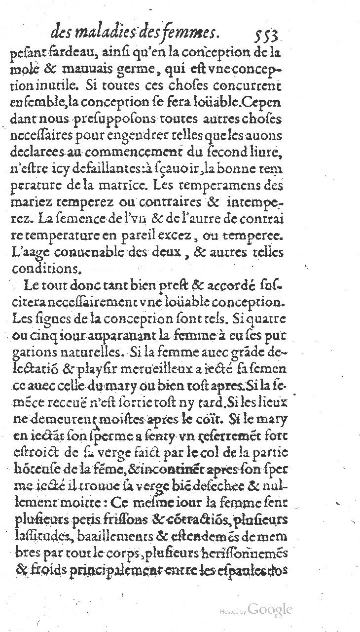 1585 - Jacques du Puis - Trésor des remèdes secrets pour les maladies des femmes - BnF