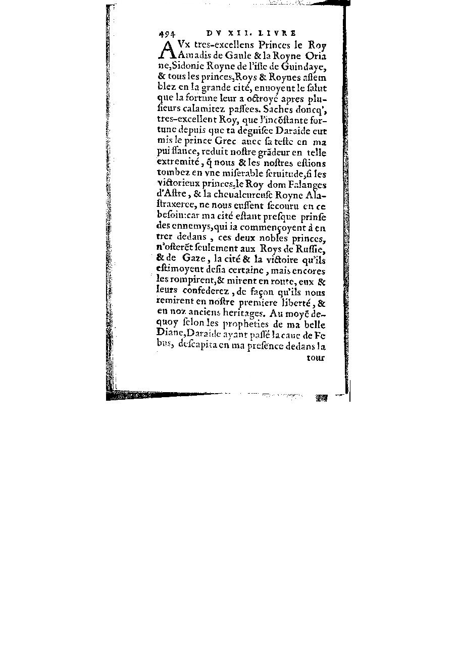 1572 - Veuve Gabriel Cotier - Trésor des Amadis - BM Lyon
