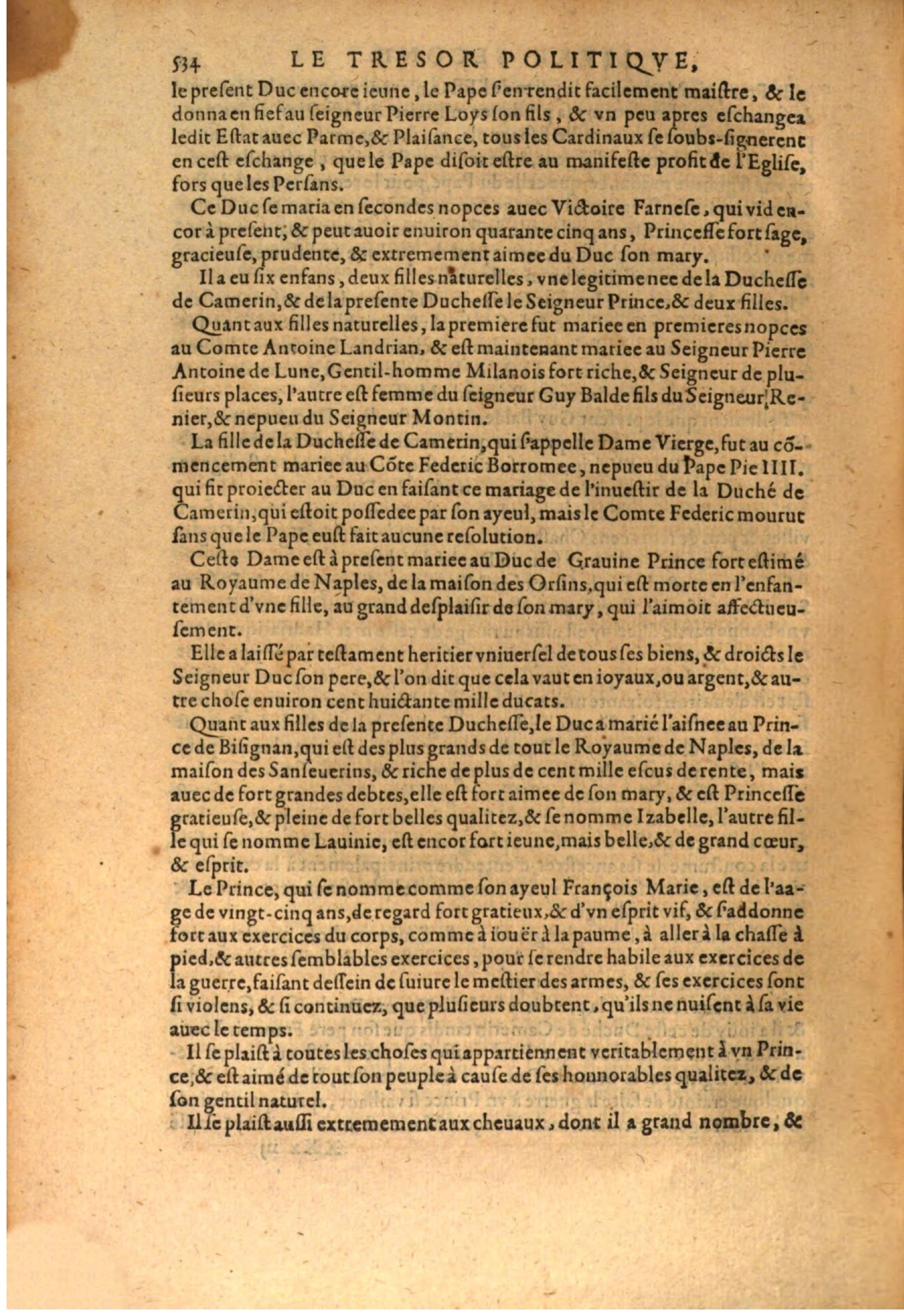 1611 - Pierre Chevalier - Trésor politique - BSB Munich 1611 - Pierre Chevalier - Trésor politique - BSB Munich