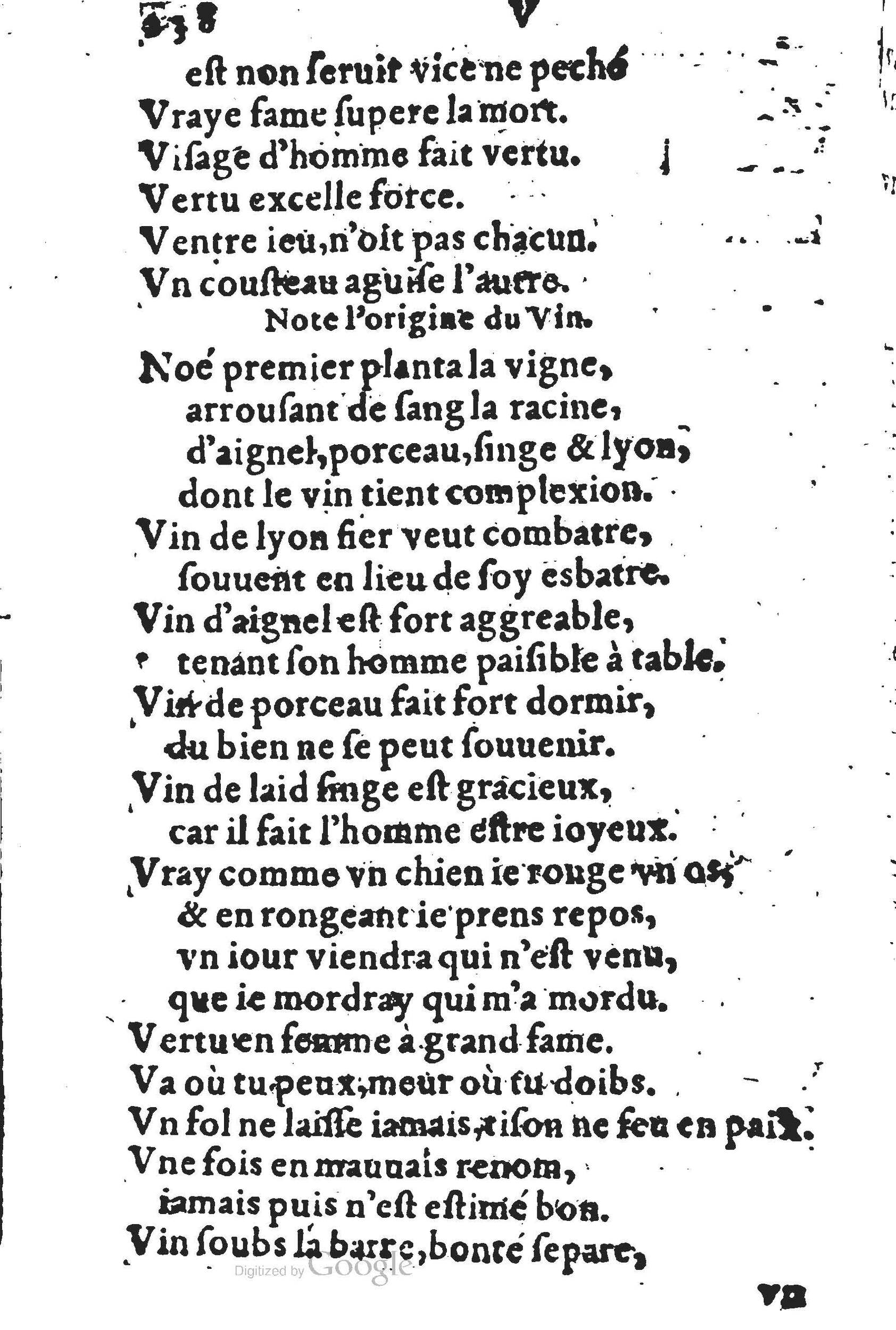 1578 - Nicolas Lescuyer - Trésor des sentences dorées - UGent