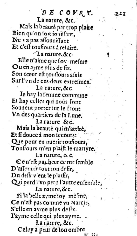 1606 - Théodore Reinsart - Trésor des chansons amoureuses recueillies des plus excellents airs de cour - Livre I - NK ČR Prague 1606 - Théodore Reinsart - Trésor des chansons amoureuses recueillies des plus excellents airs de cour - Livre I - NK ČR Prague