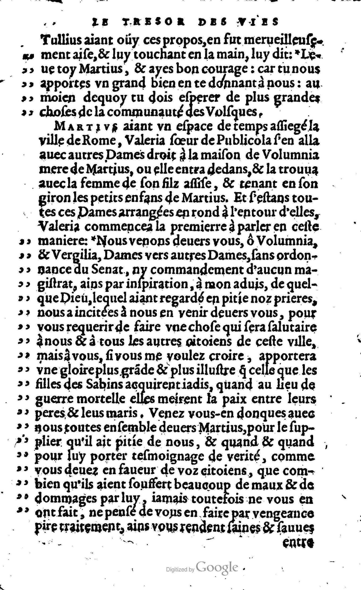 1568 - Willem Silvius - Trésor des vies de Plutarque - Anvers Plantin-Moretus
