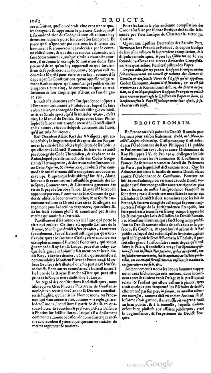 1629 - Veuve Nicolas Buon - Trésor du droit français (21754 T. 1) - BM Lyon