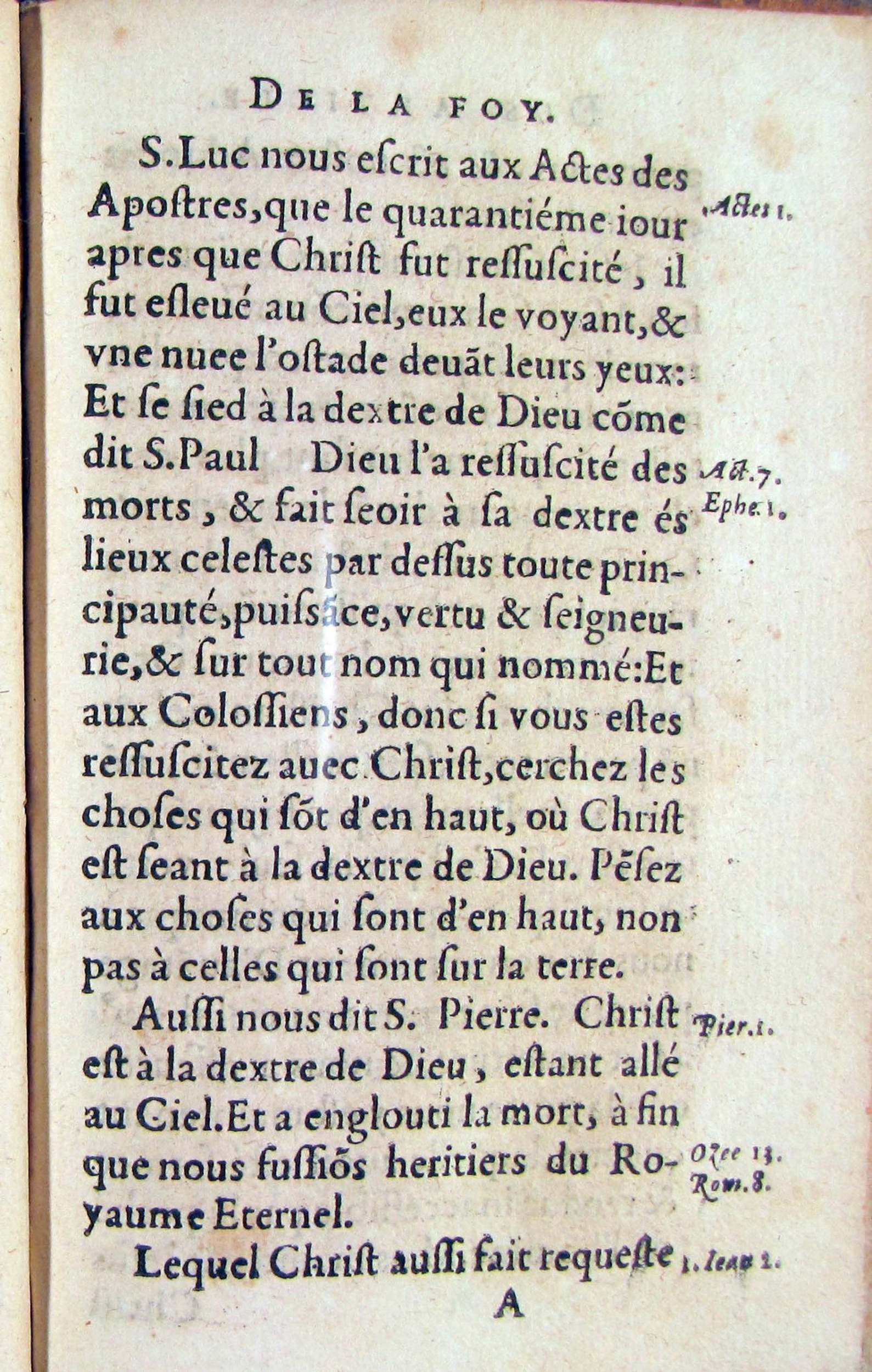 1572 - Antoine Certia - Trésor des prières, oraisons et instructions chrétiennes - Nîmes