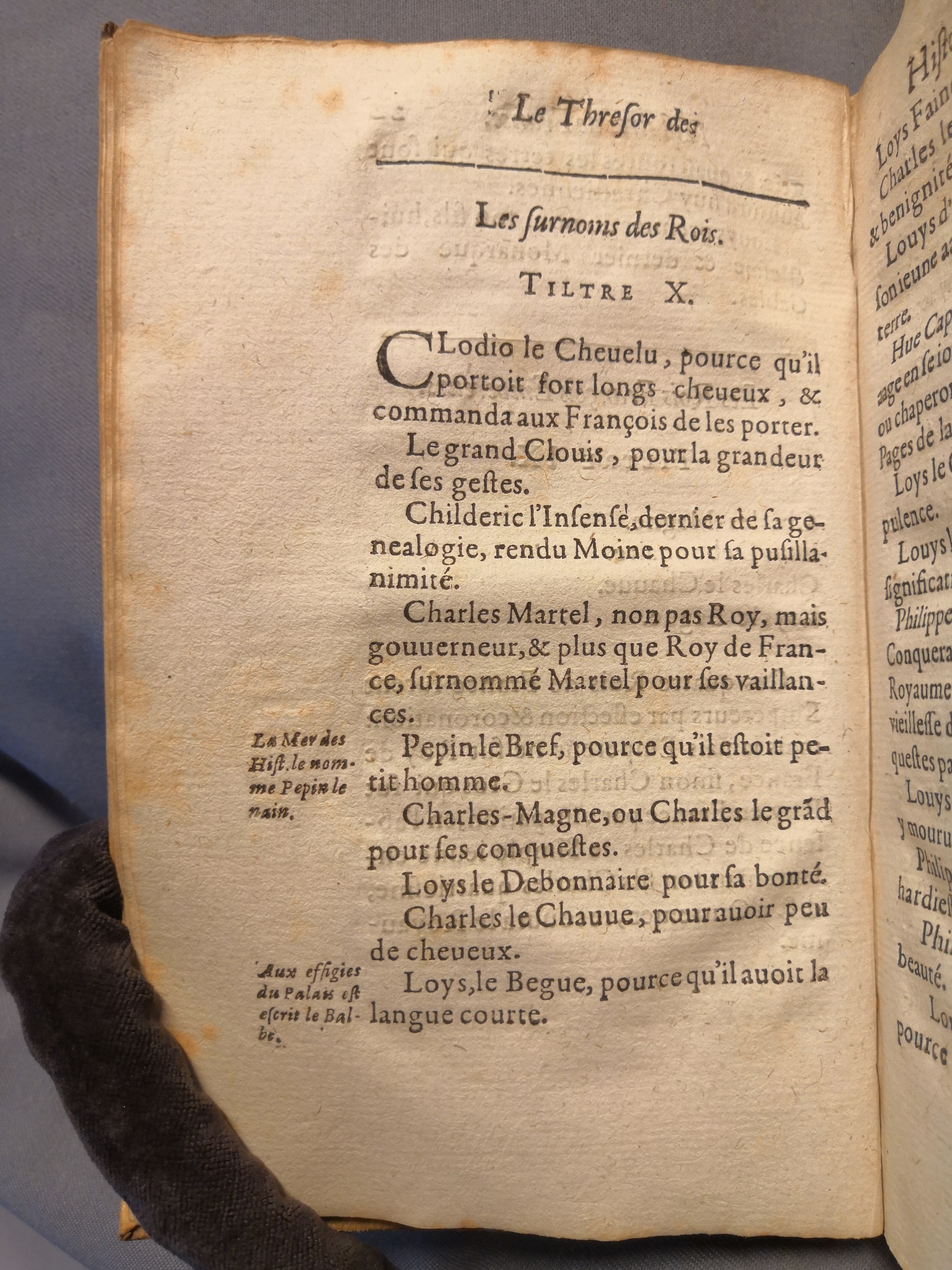 1614 - Jean Corrozet - Trésor des histoires de France - Amsterdam