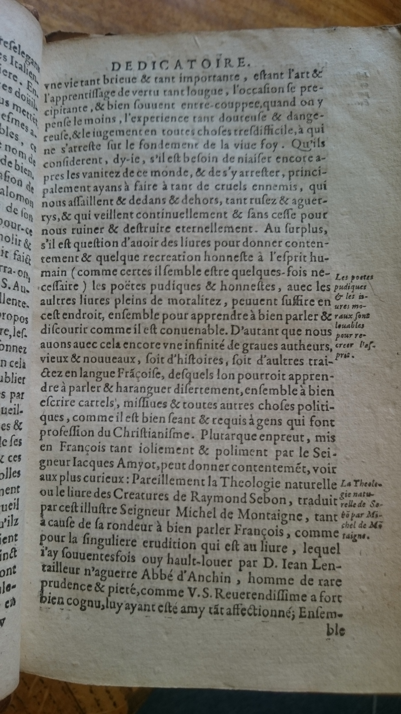 1599 - Balthazar Bellère - Trésor des faits et dits mémorables des hommes saints et illustres - Douai Quincy